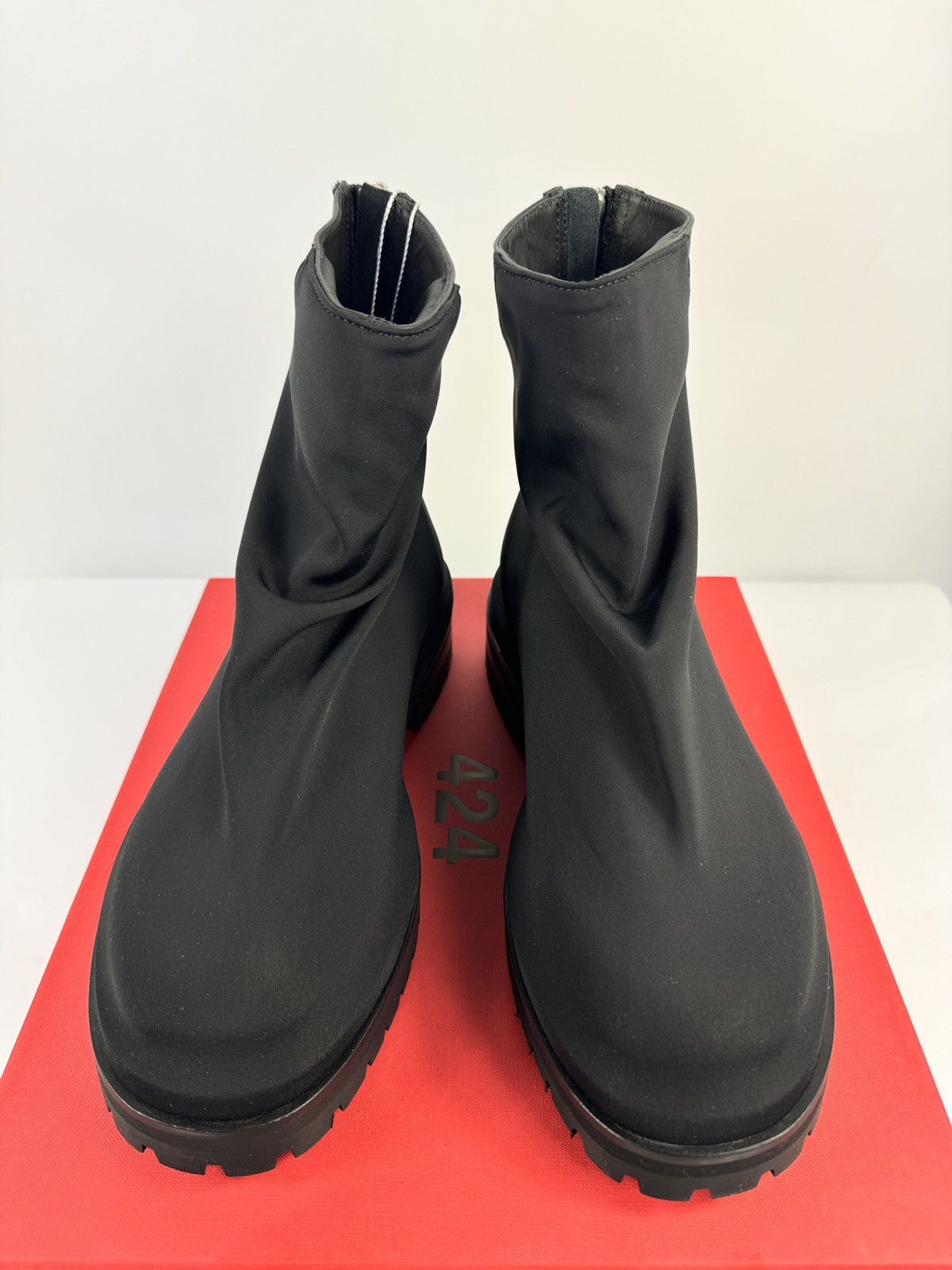 MARATHON LYCRA AND LEATHER BOOTS