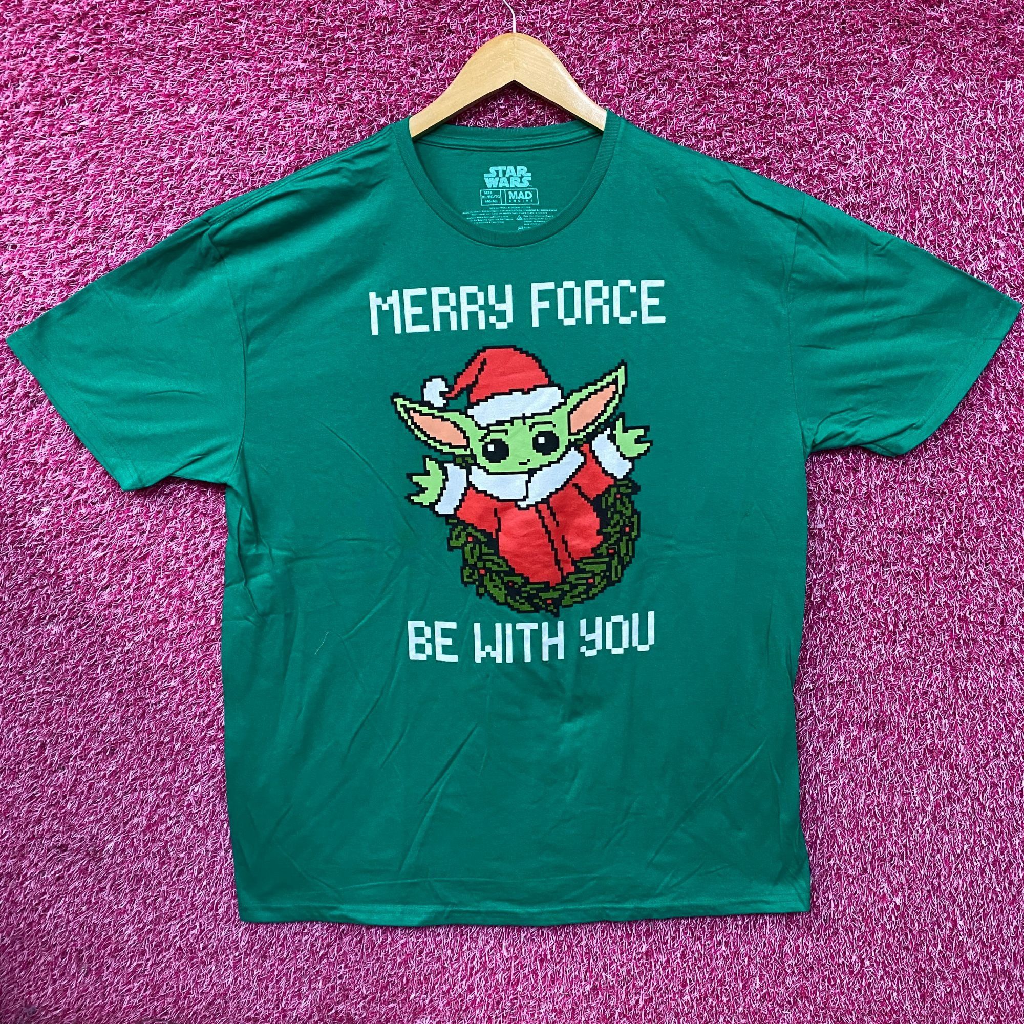 Star Wars Star Wars The Mandalorian Santa Grogu Christmas Merry Force Size US XL / EU 56 / 4 - 1 Thumbnail