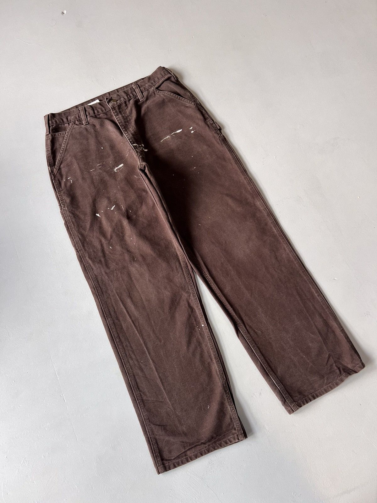 Carhartt Vintage Carhartt B11 dkb carpenter denim Size US 34 / EU 50 - 2 Thumbnail