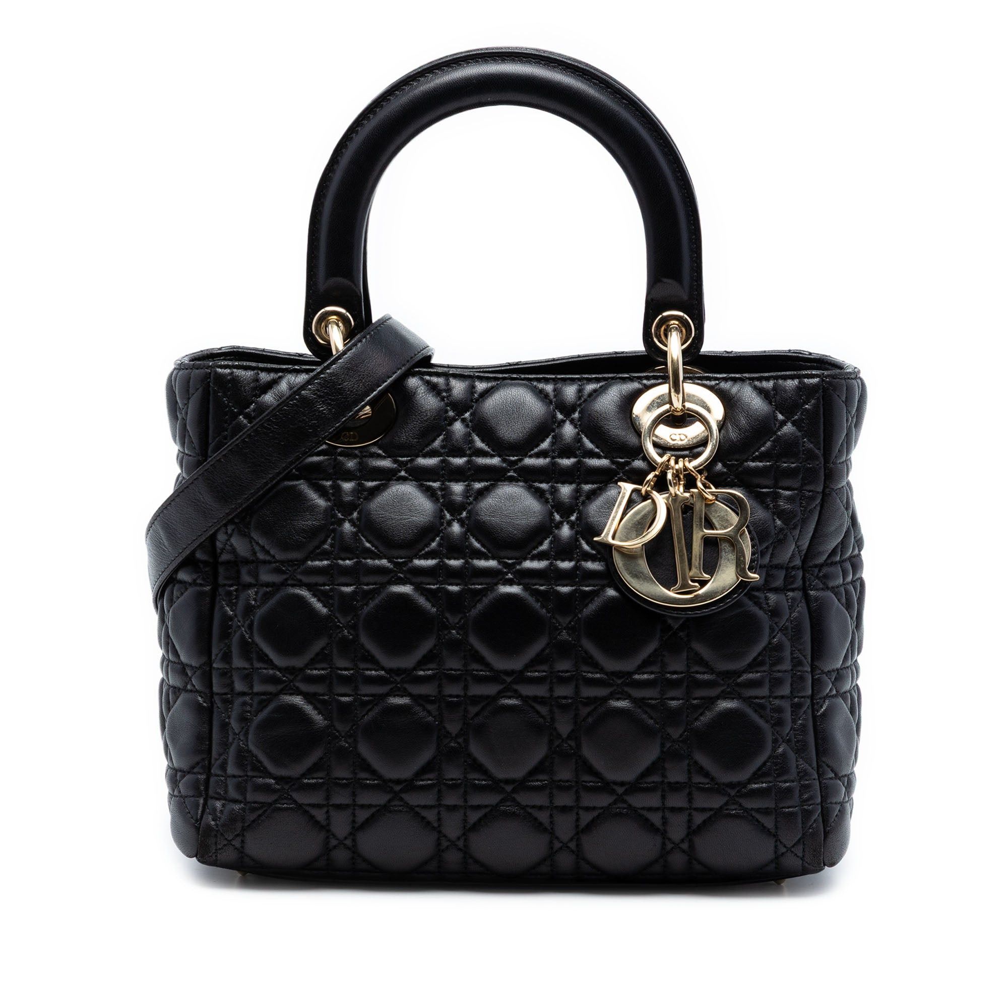 Dior Medium Lambskin Cannage Lady Dior Size ONE SIZE - 1 Thumbnail