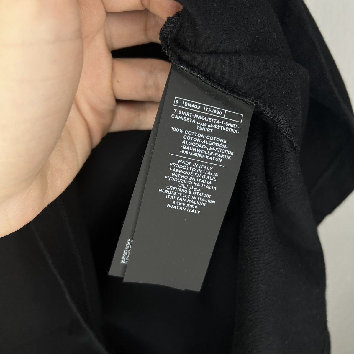 Tom Ford Tom Ford Long Sleeve Tshirt Tee Black Logo Classic Basic Size US XL / EU 56 / 4 - 7 Thumbnail