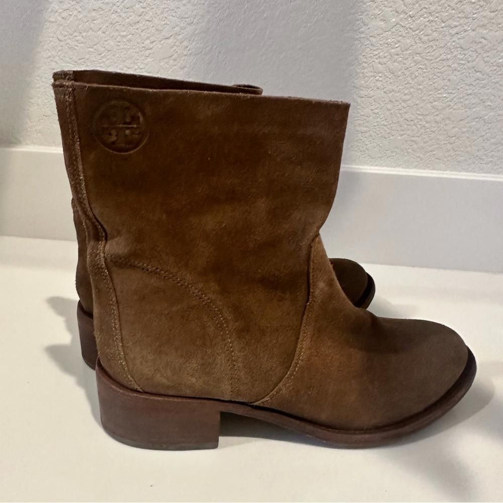 Tory Burch Tory Burch Siena Brown Suede Leather Ankle Boots 7 Size US 7 / IT 37 - 3 Thumbnail