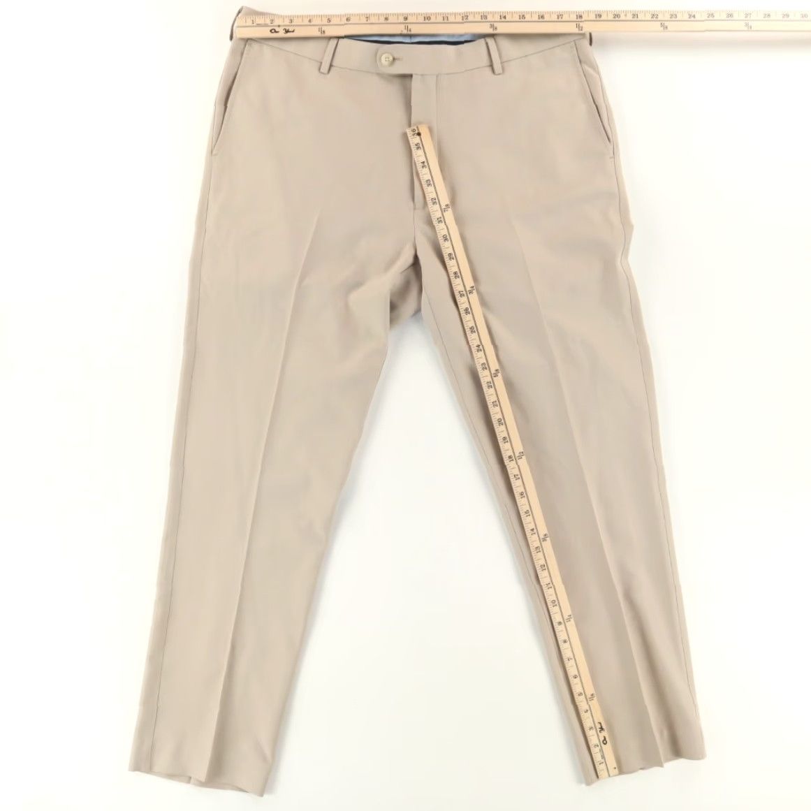 Peter Millar Peter Millar Durham High Drape Golf Pants Khaki Men's 38 Size US 38 / EU 54 - 3 Thumbnail