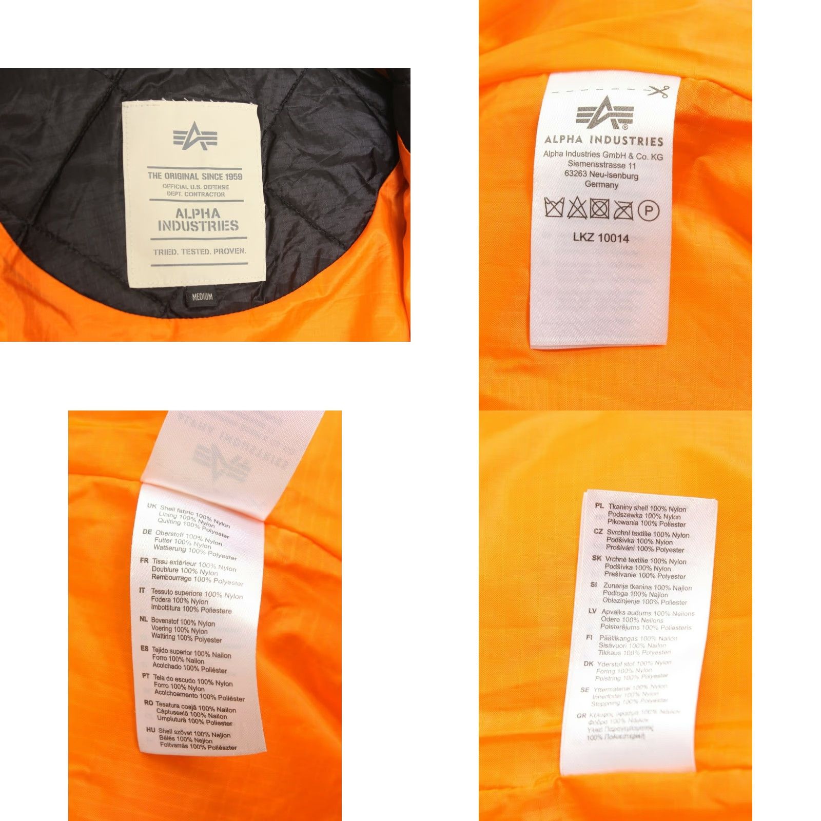 Alpha Industries ALPHA INDUSTRIES Pac Jacket Jacket Men M Quilted Bomber Padded Lightweight MJ2463 Black Size US M / EU 48-50 / 2 - 8 Thumbnail