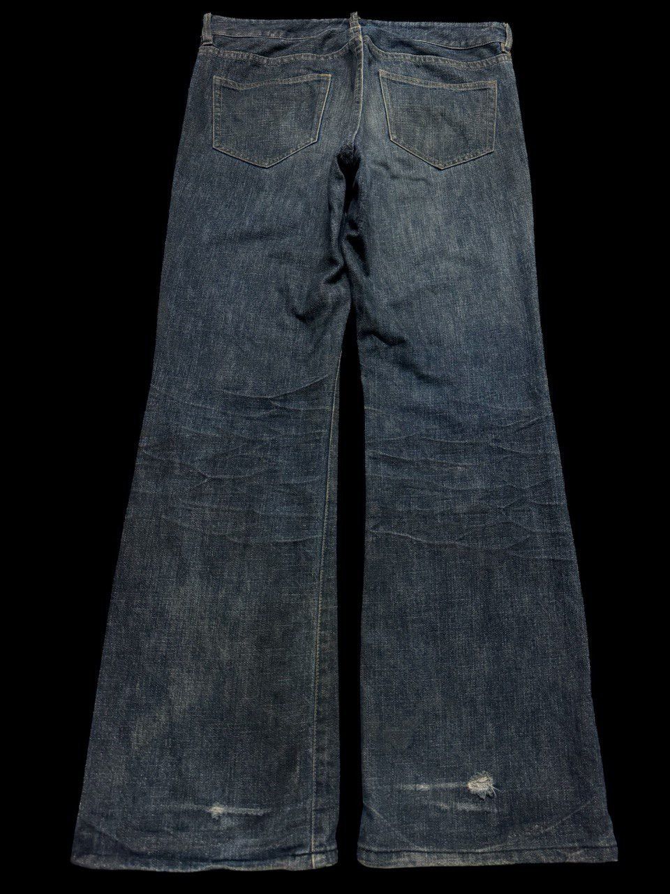 FLARE 90s Custom Culture Japan Mudwash Distressed Dark Jean