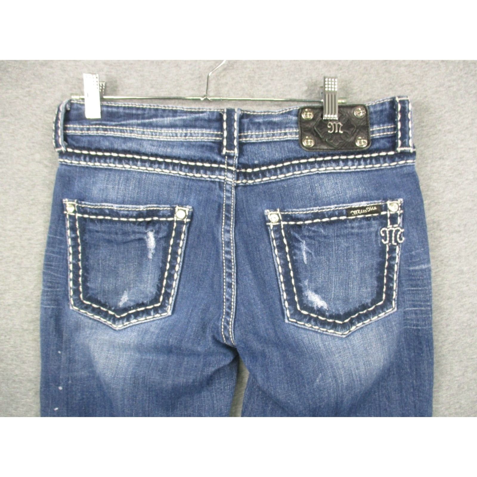 Miss Me Miss Me Jeans Woman 27 Boyfriend Capri Rhinestone Denim Blue 27 Miss Me Womens Jeans 27 Boyfriend Rhinestone Capri JPB5014-6 Size 27" / US 4 / IT 40 - 7 Thumbnail