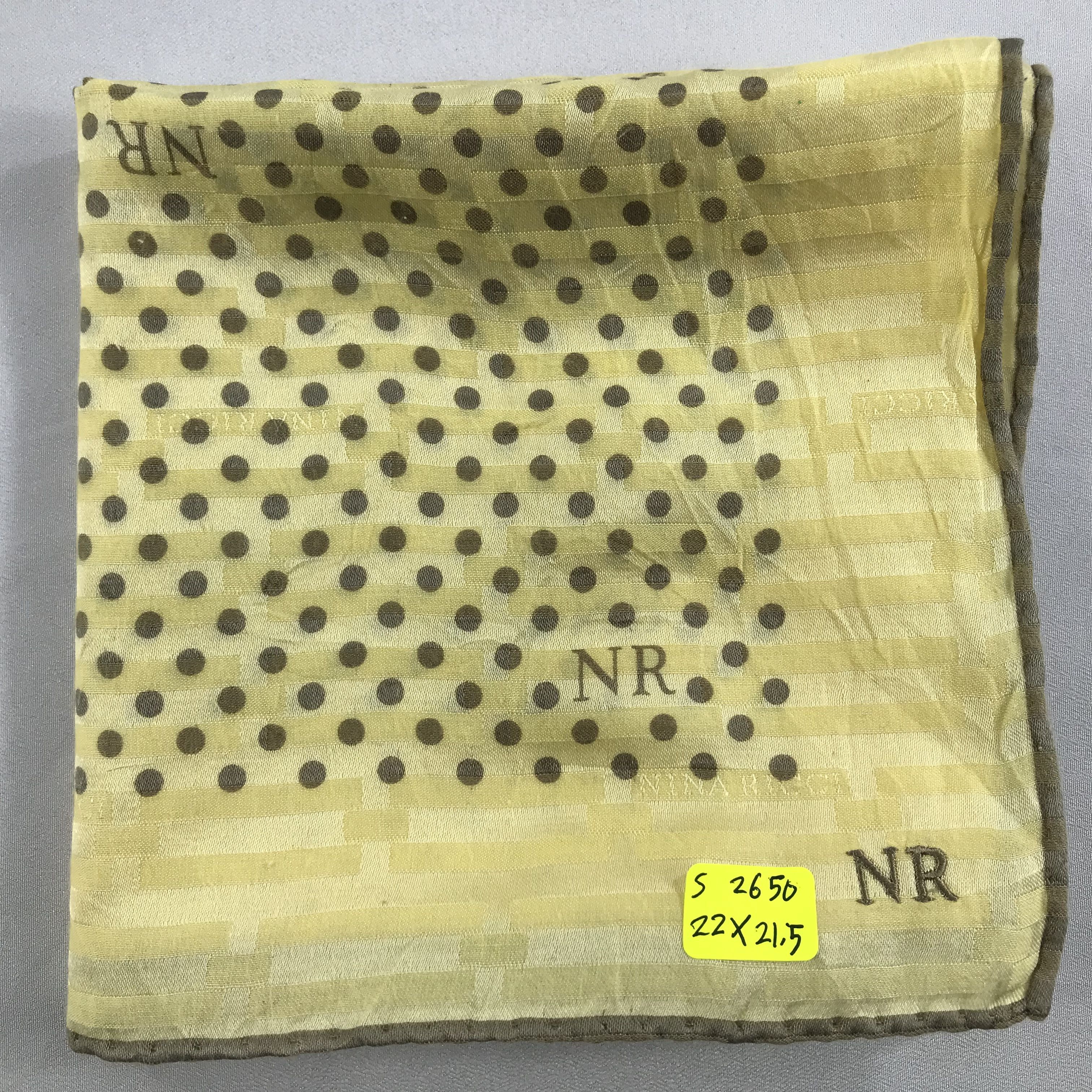 Nina Ricci × Vintage Nina Ricci Bandana / Handkerchief / Neckerchief - S2650 Size ONE SIZE - 7 Thumbnail