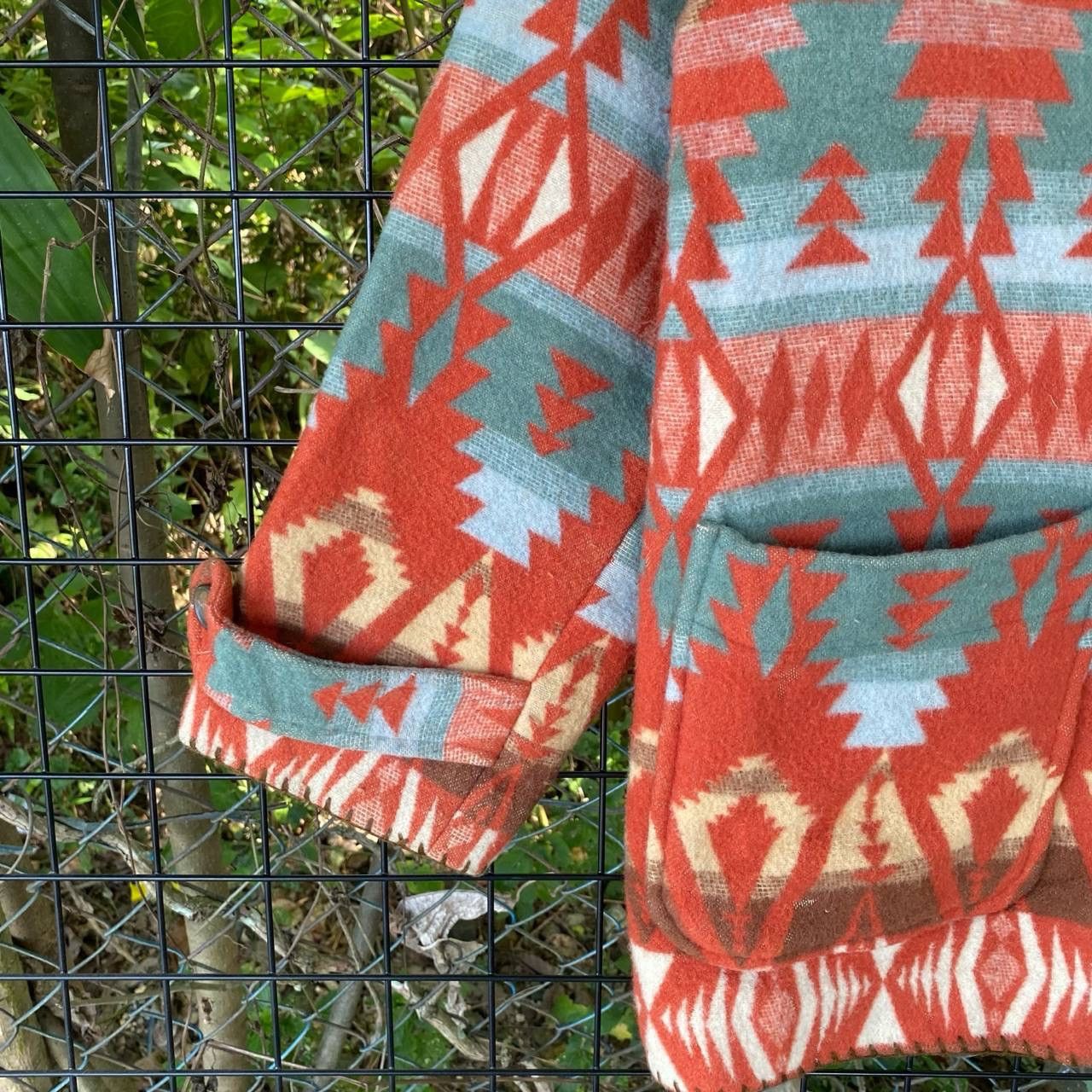 Aztech Mountain × Vintage Vintage East Boy Aztec Navajo Duffle Coat Size US M / EU 48-50 / 2 - 3 Thumbnail