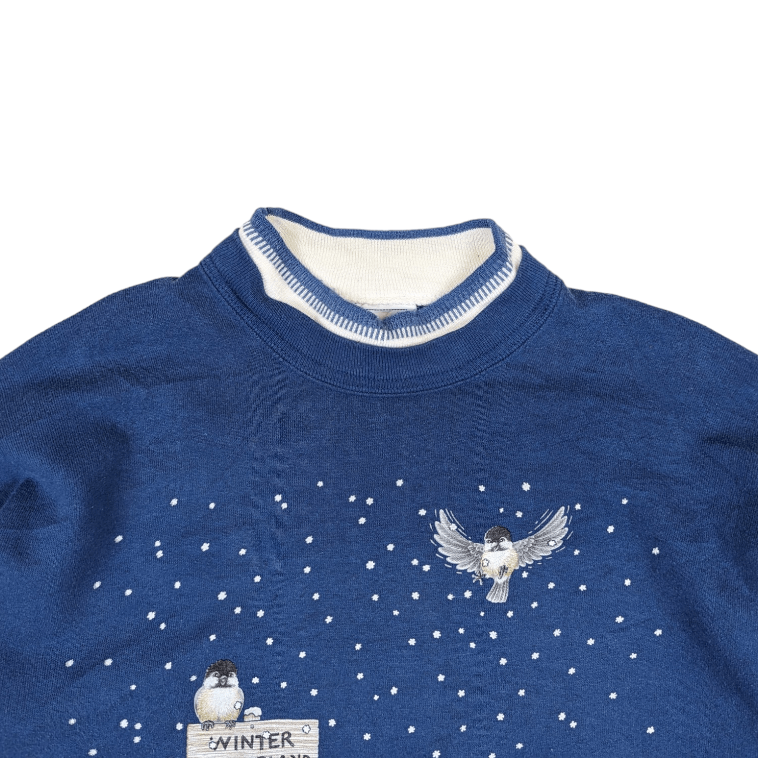 Vintage Vintage 90's MORNING SUN Winter Wonderland Jumper Sweatshirt Size US L / EU 52-54 / 3 - 4 Thumbnail