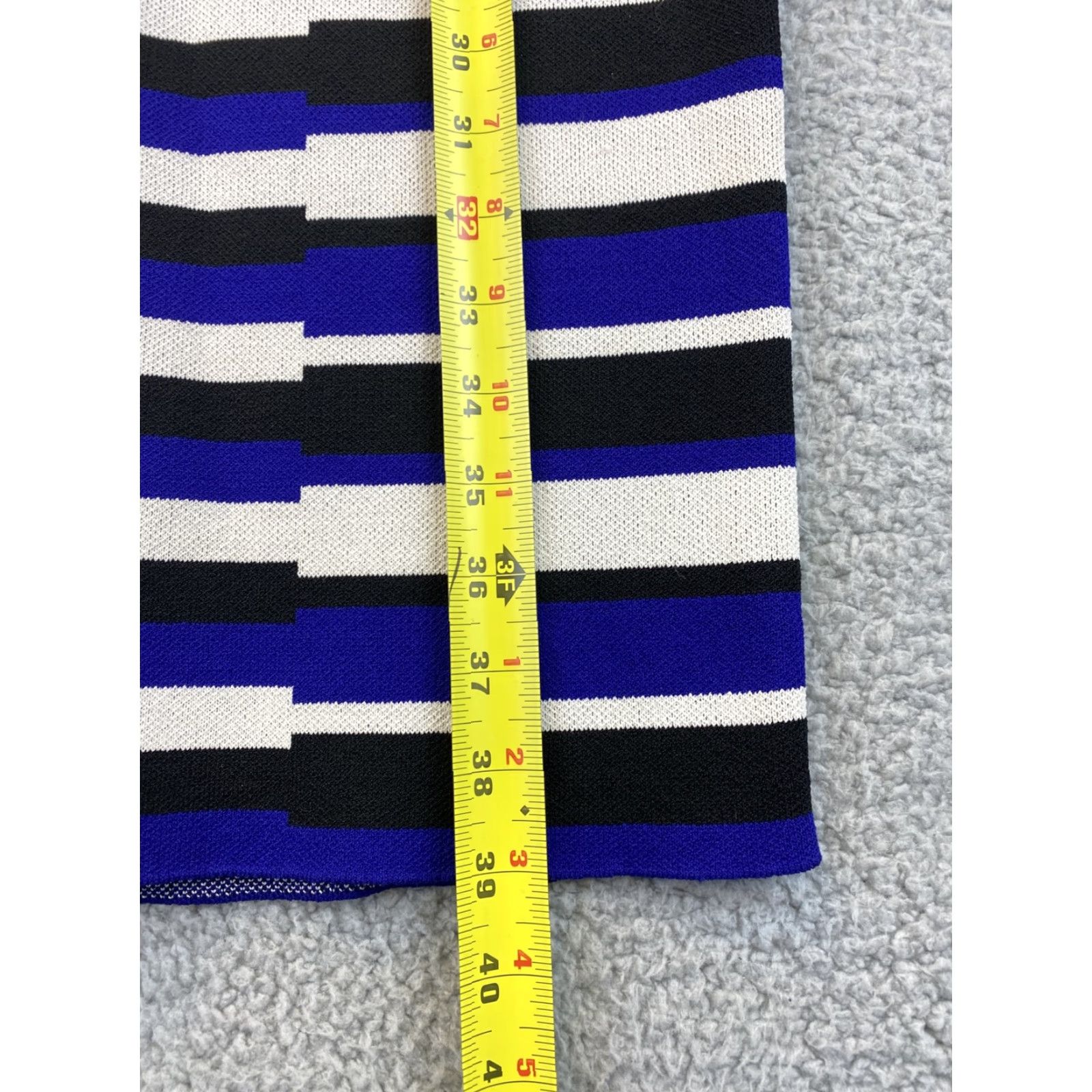 Calvin Klein calvin klein dress Blue Black White size S Shaping 59-20 Knee Length Pencil Dress Regular Women Multicolor Colorful Size S / US 4 / IT 40 - 6 Thumbnail