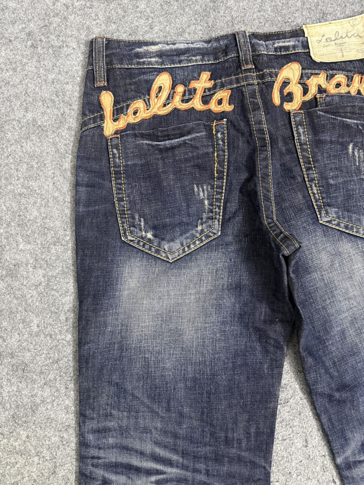 Hysteric Glamour A16 VINTAGE LOLITA DISTRESS CLAWMARK MUDWASH Size US 33 - 7 Thumbnail