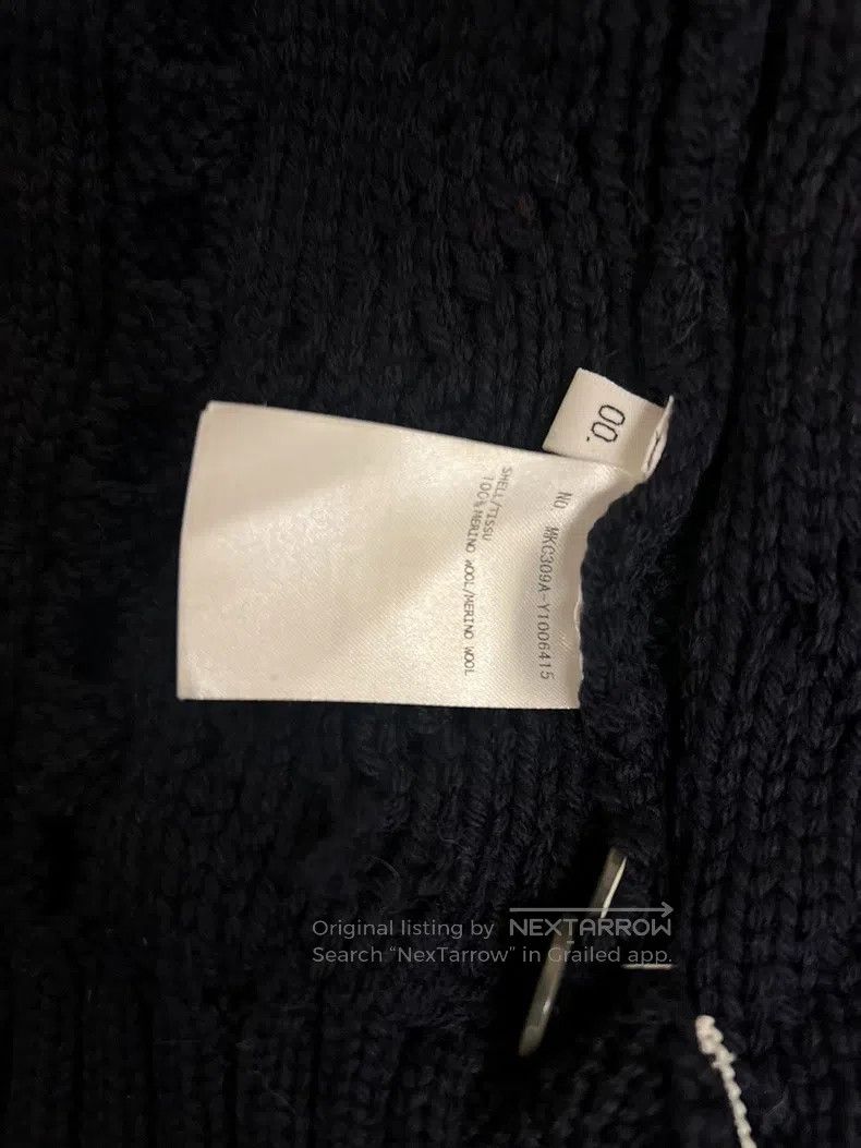 Thom Browne Thom Browne Men's navy blue collared knit cardigan with co Size US XS / EU 42 / 0 - 6 Thumbnail