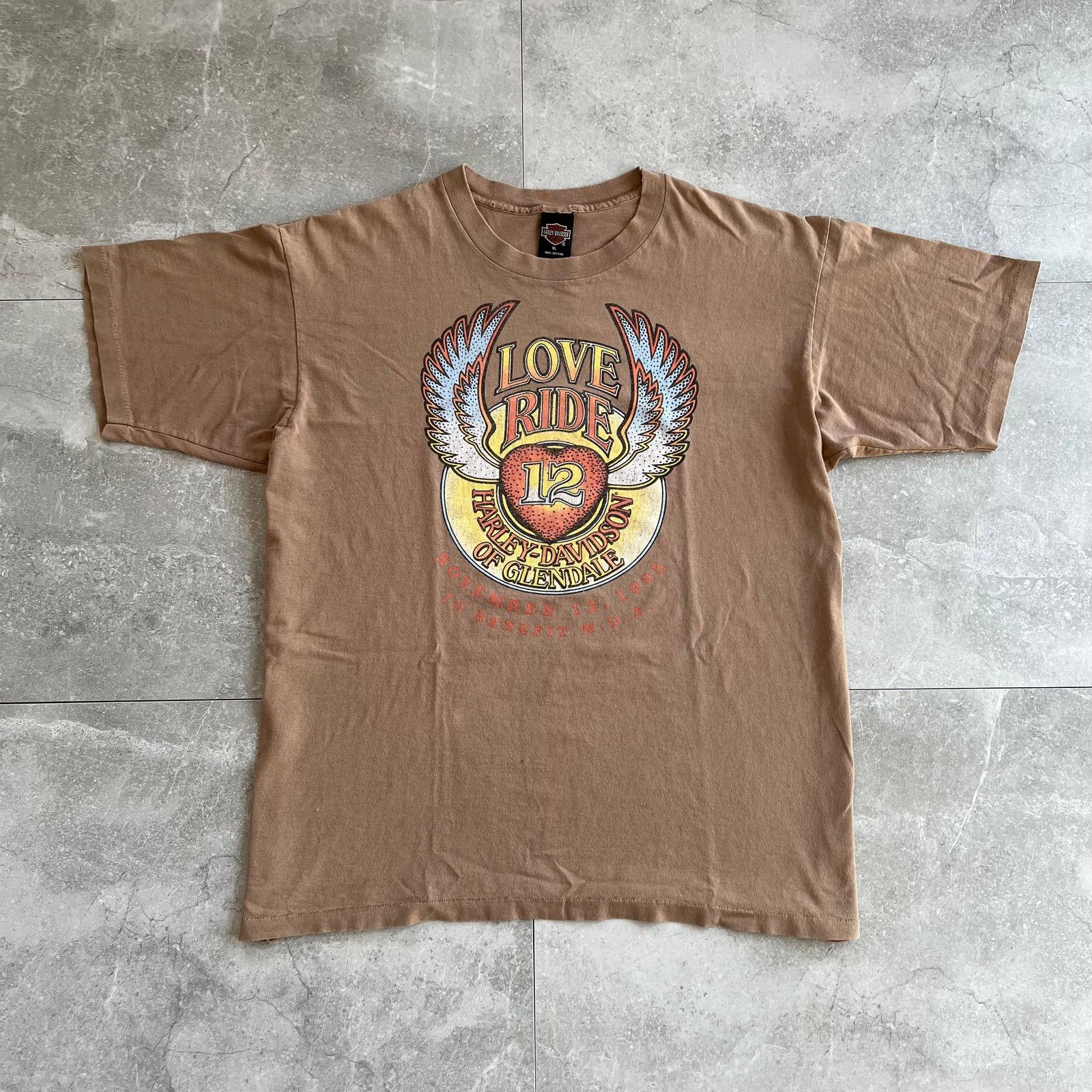 Harley Davidson Vintage Single Stitch Harley Davidson graphic t shirt Size US XL / EU 56 / 4 - 1 Thumbnail