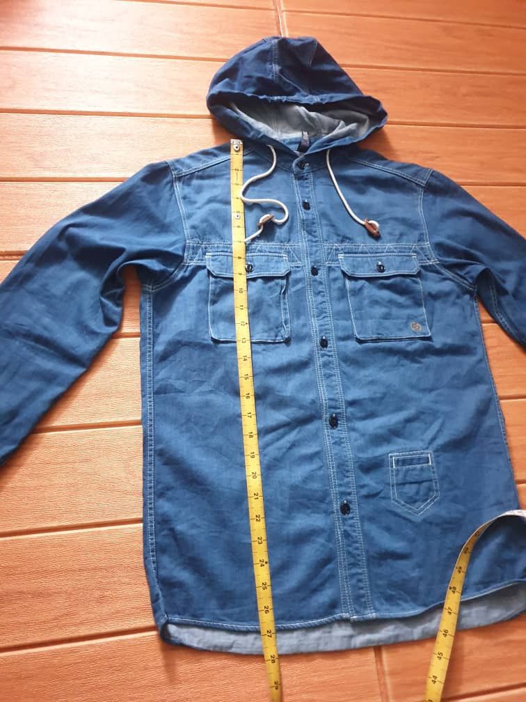 Japanese Brand 💥SILAS Japanese brand harajuku blue colour hoodie chambray Size US M / EU 48-50 / 2 - 8 Thumbnail