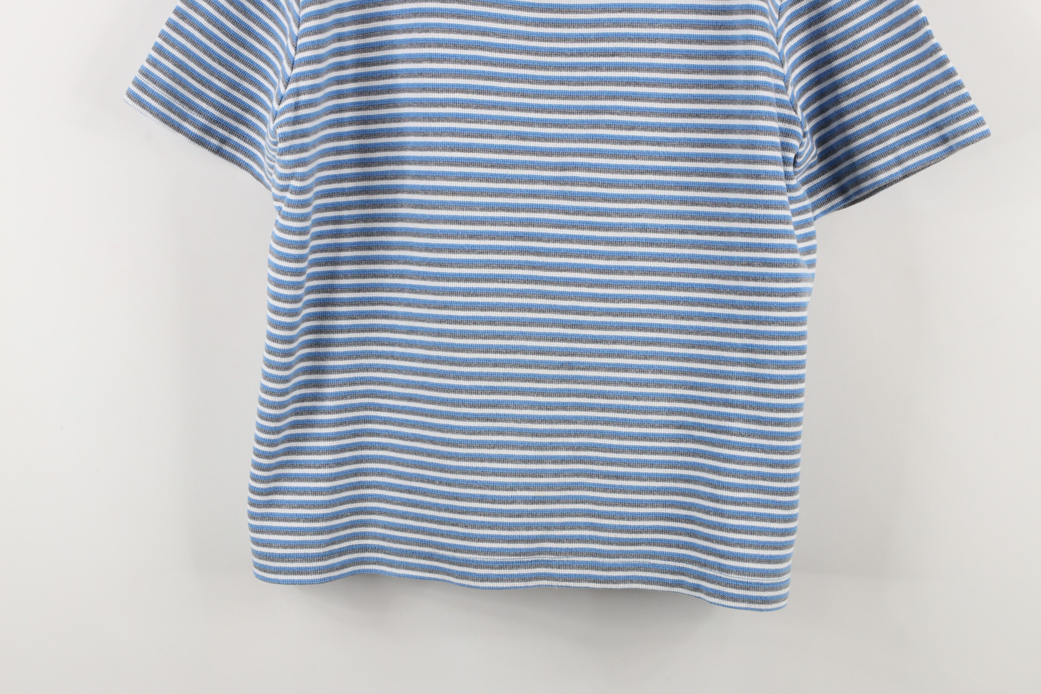 Vintage Vintage 90s Streetwear Babydoll Striped Thermal Knit T-Shirt Size L / US 10 / IT 46 - 3 Thumbnail