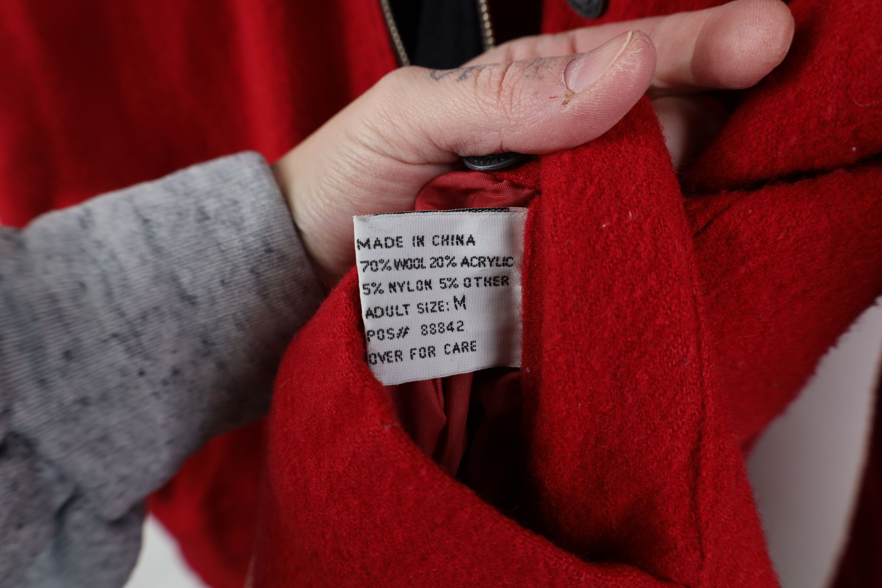 Marlboro AS IS Vintage 90s Marlboro Reversible Wool Bomber Jacket Size US M / EU 48-50 / 2 - 6 Thumbnail