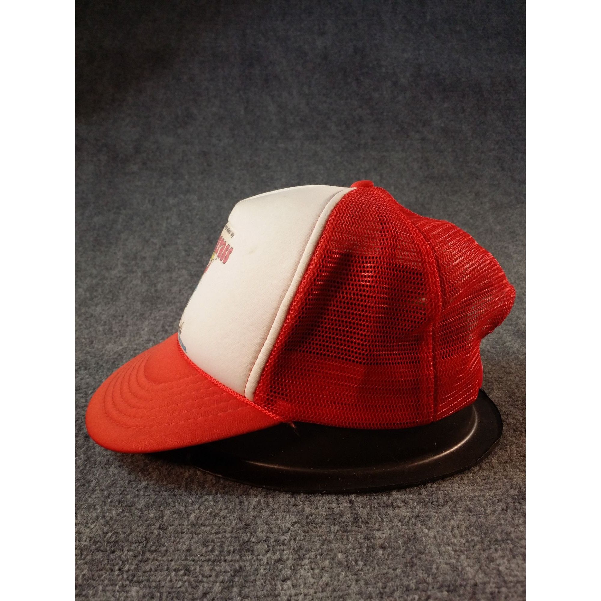 Vintage Vintage Buffalograss Trucker Snapback Hat Red White Buffalo, Size ONE SIZE - 2 Thumbnail