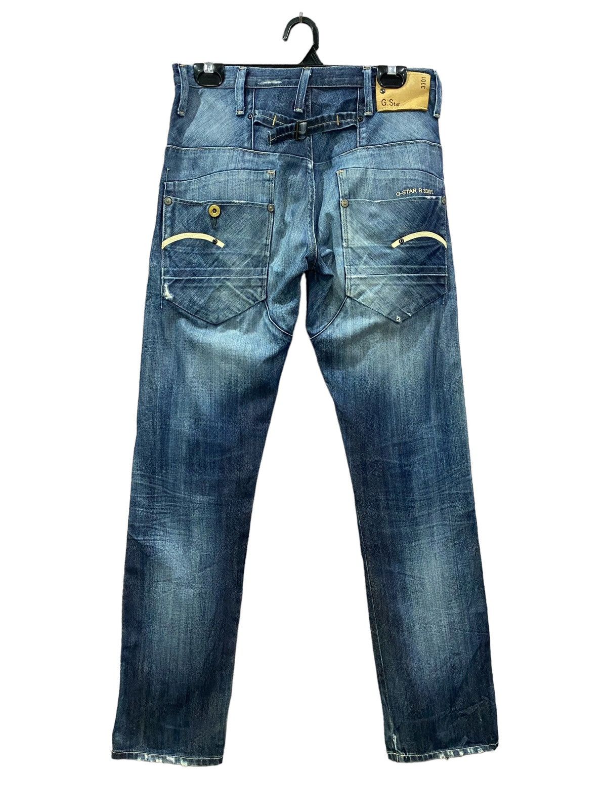 G-Star G-Srar Raw Indigo Blue Jeans Diatressed W30” Size US 30 / EU 46 - 5 Thumbnail