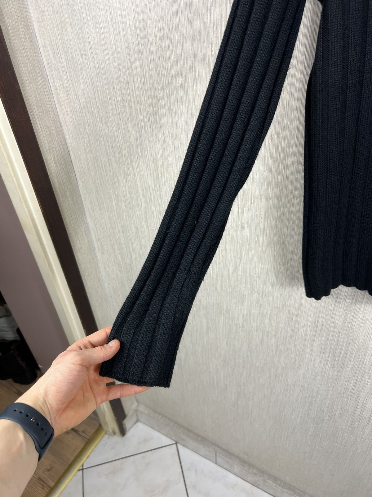 Giorgio Armani Vintage 90s Giorgio Armani jeans striped ribbed sweater Size US L / EU 52-54 / 3 - 11 Thumbnail