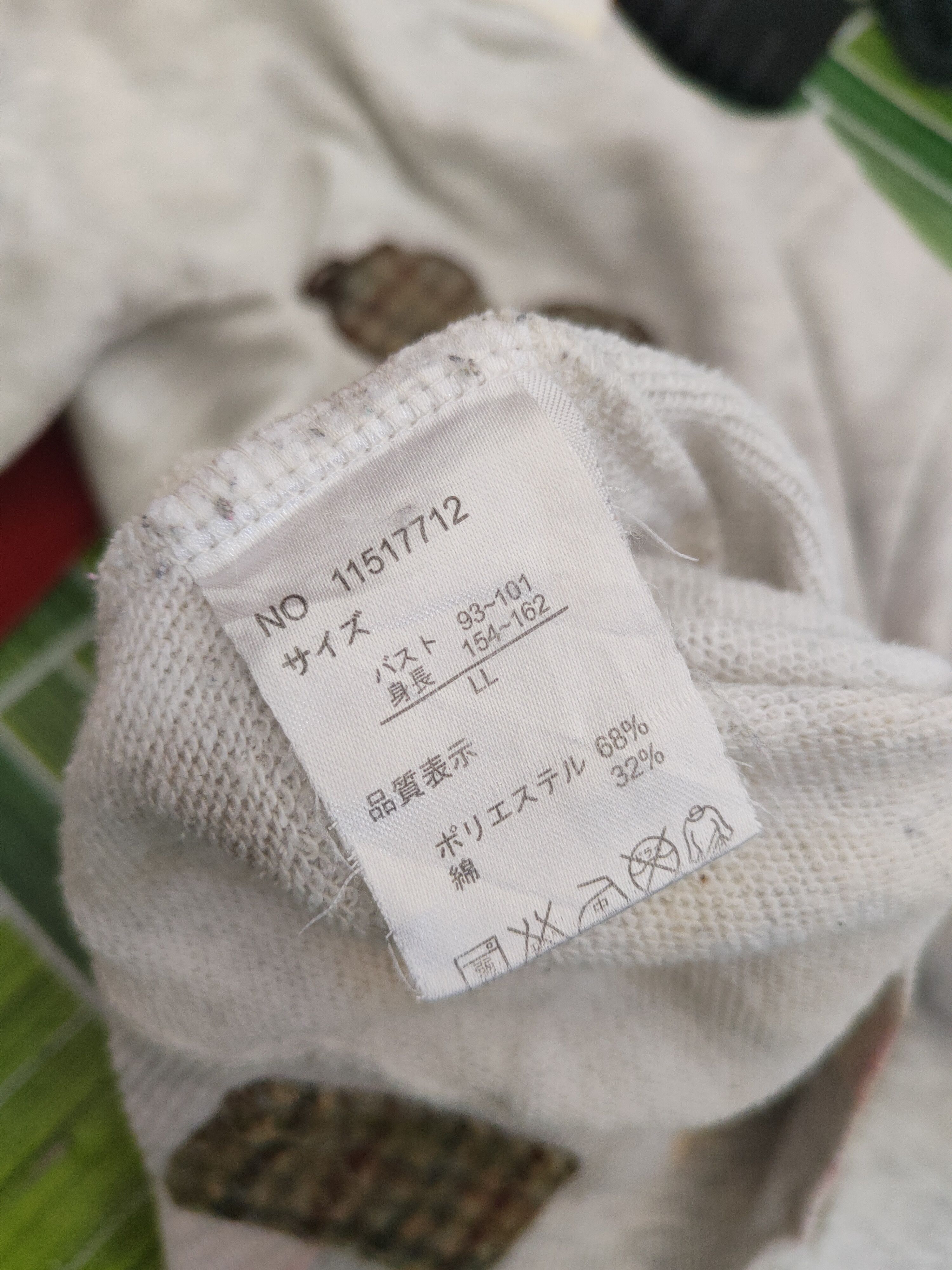 Harris Tweed DL Peanuts-Harris Tweed Gray Sweatshirts #46-068 Size US M / EU 48-50 / 2 - 12 Thumbnail