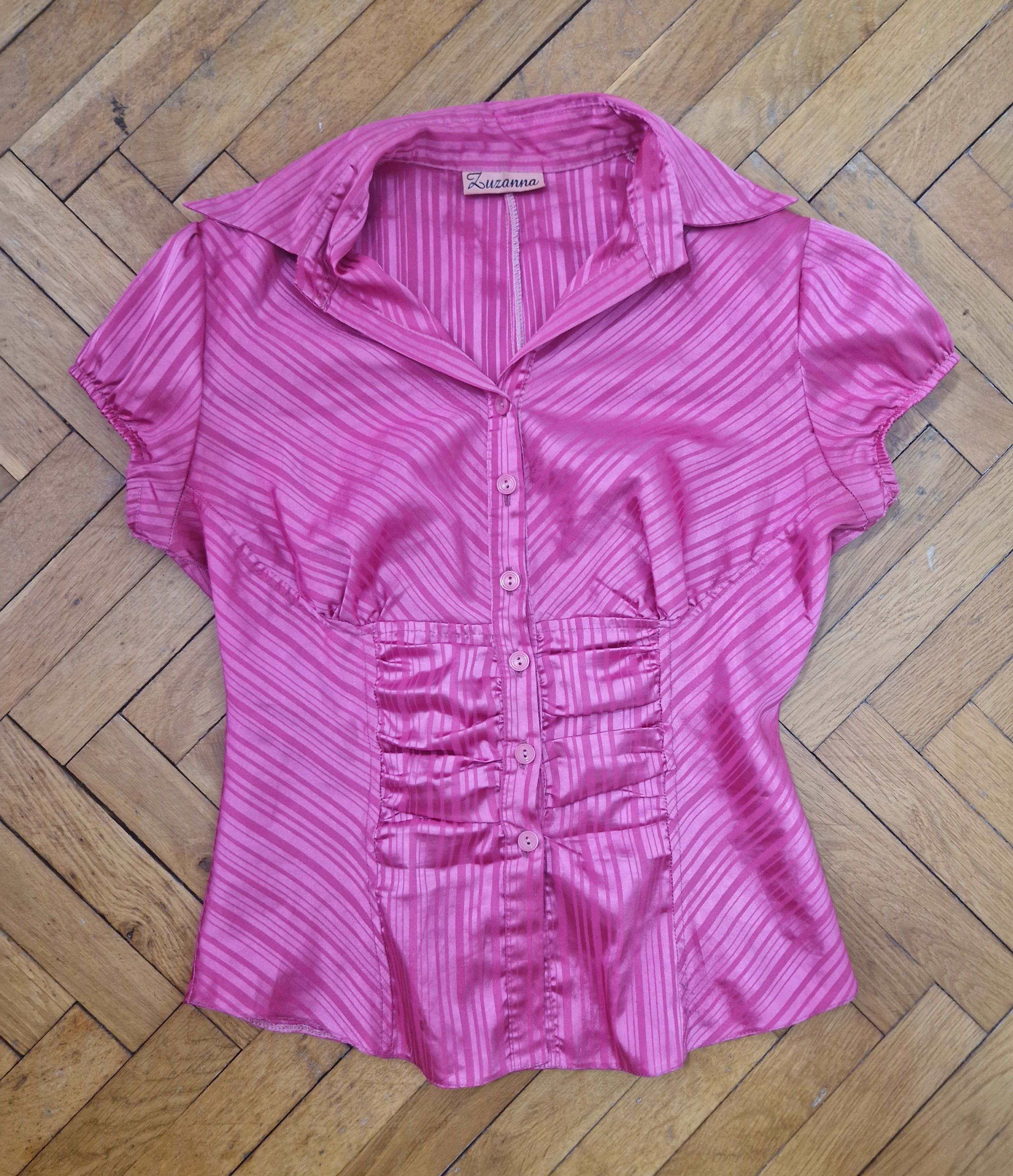 Vintage pink shirt y2k juicy couture britney spears serene office Size M / US 6-8 / IT 42-44 - 1 Thumbnail