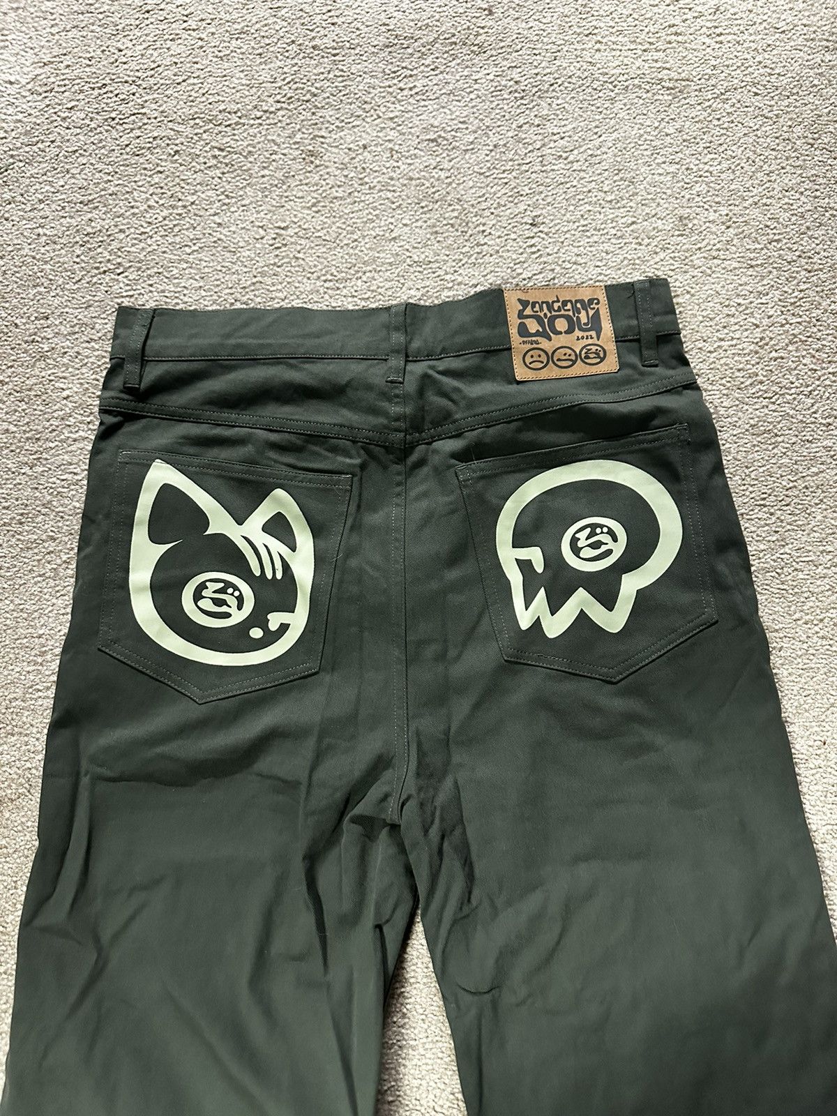 Designer Bandage boy yalocaloffgod running cat pants Size US 28 / EU 44 - 4 Thumbnail