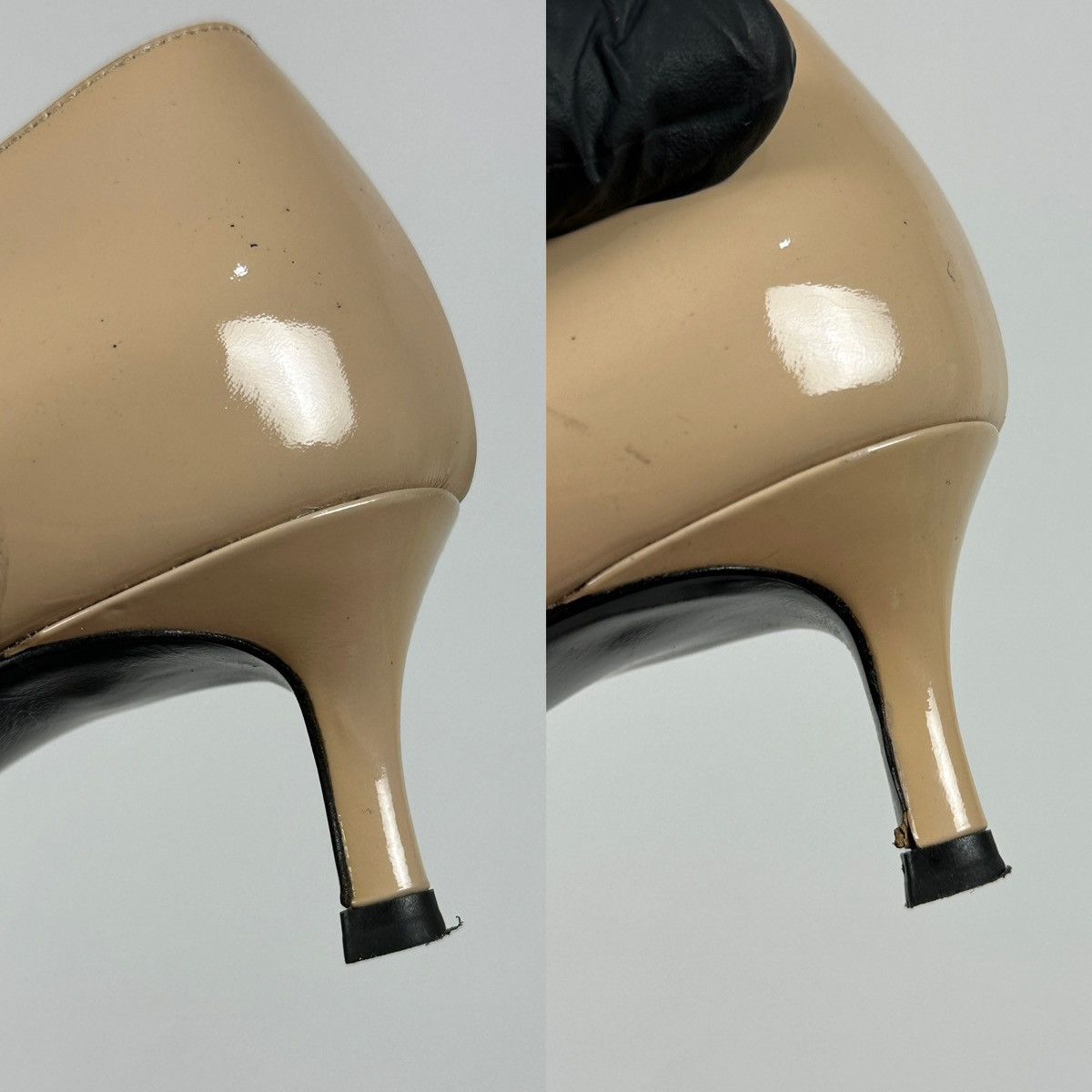 Miu Miu Miu Miu Patent Leather Bow Kitten Heels Size US 6 / IT 36 - 25 Thumbnail