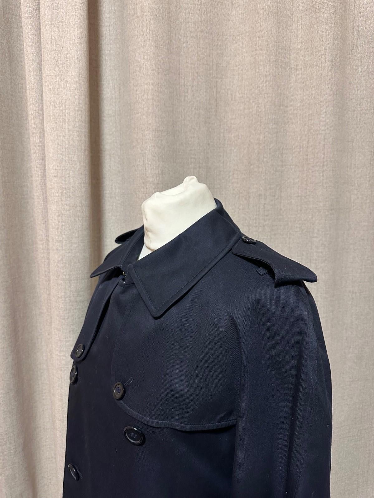 Burberry Burberry Double Breasted Novacheck Navy Trench Coat 164cm Size XL / US 12-14 / IT 48-50 - 7 Thumbnail