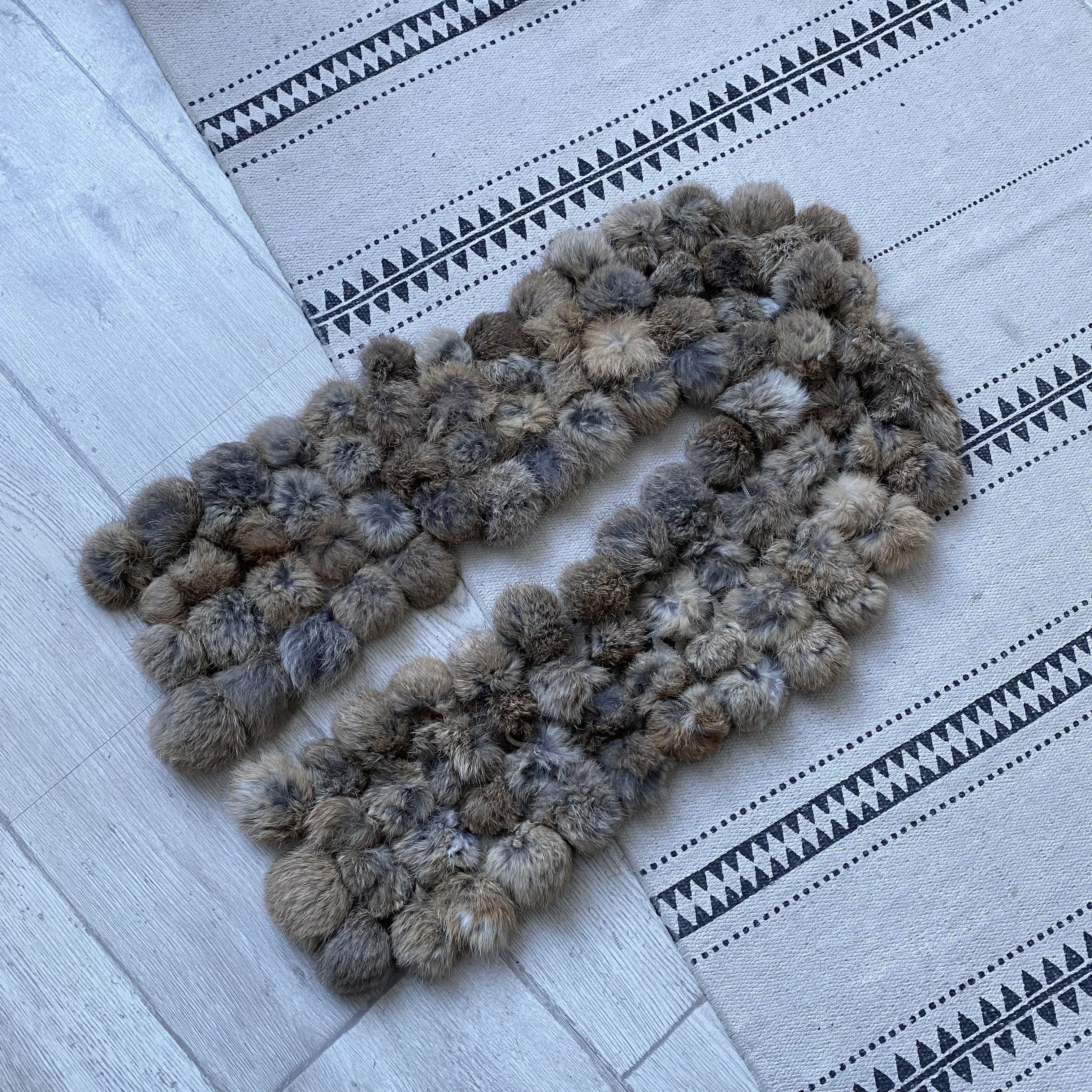 Japanese Brand Vintage 90s Real Fur Scarf Luxury designer Size ONE SIZE - 1 Thumbnail