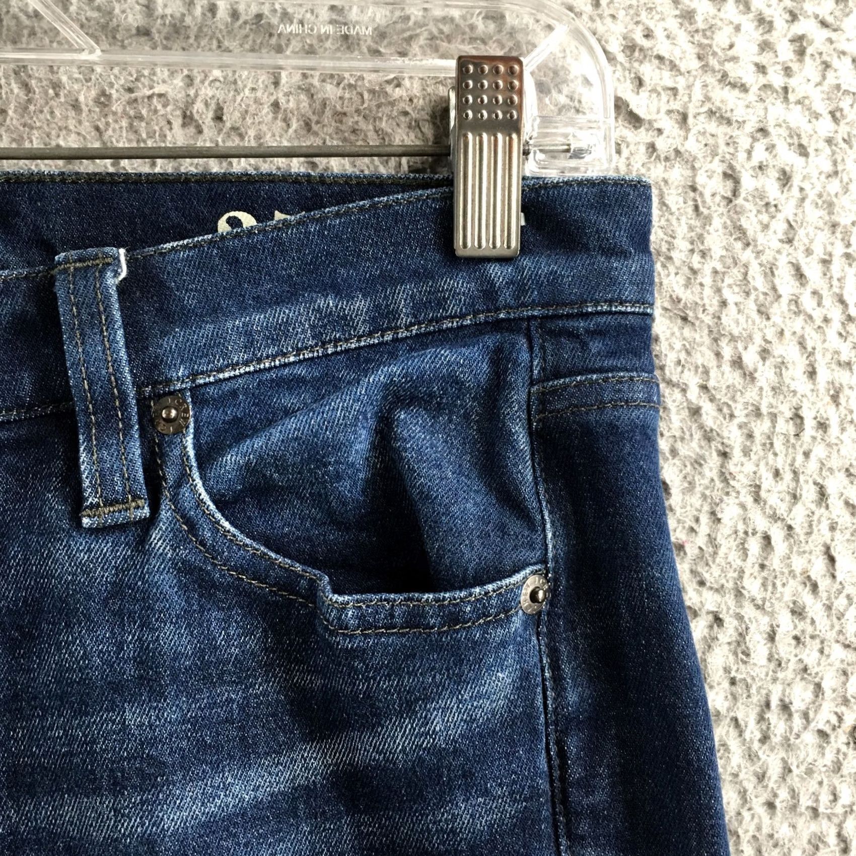 J.Crew J.CREW Jeans Womens 25 Blue Zip Fly Stretch Regular Fit Boyfriend Style Casual Denim Shirt? Size 42" / US 20 - 4 Thumbnail