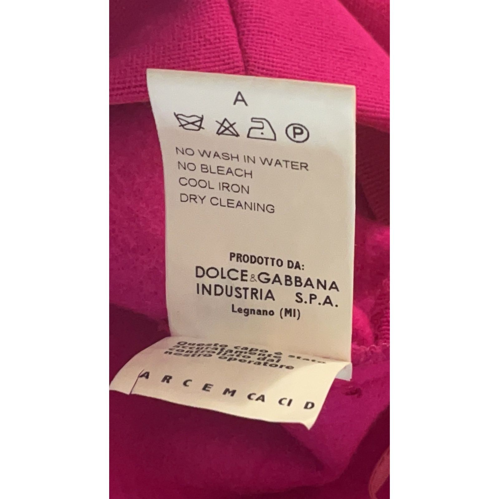 Dolce & Gabbana VTG. Dolce & Gabbana Hot Pink Wool Skirt Size Size 28" / US 6 / IT 42 - 7 Thumbnail