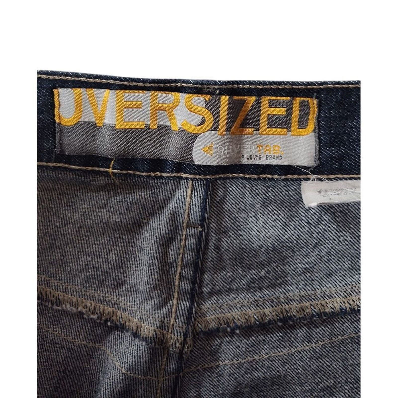Levi's Vtg Y2K Levis Jeans Silver Tab Oversized Utility Baggy 38x34 Size US 38 / EU 54 - 7 Thumbnail