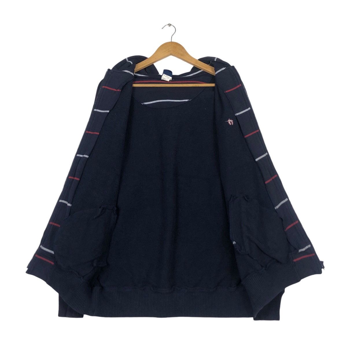 Hang Ten × Japanese Brand × Vintage Vintage Hang Ten Sweater Jacket 90s Collection Stripe Size US L / EU 52-54 / 3 - 11 Thumbnail