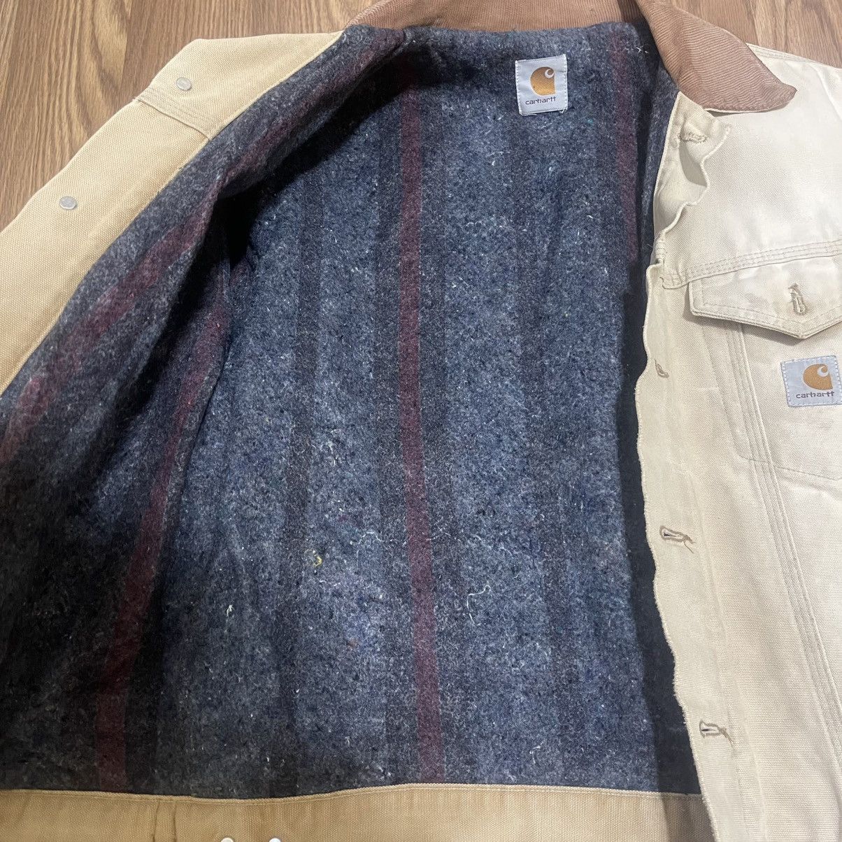 Carhartt × Vintage Vintage Carhartt Lined Trucker Jacket Size US M / EU 48-50 / 2 - 5 Thumbnail