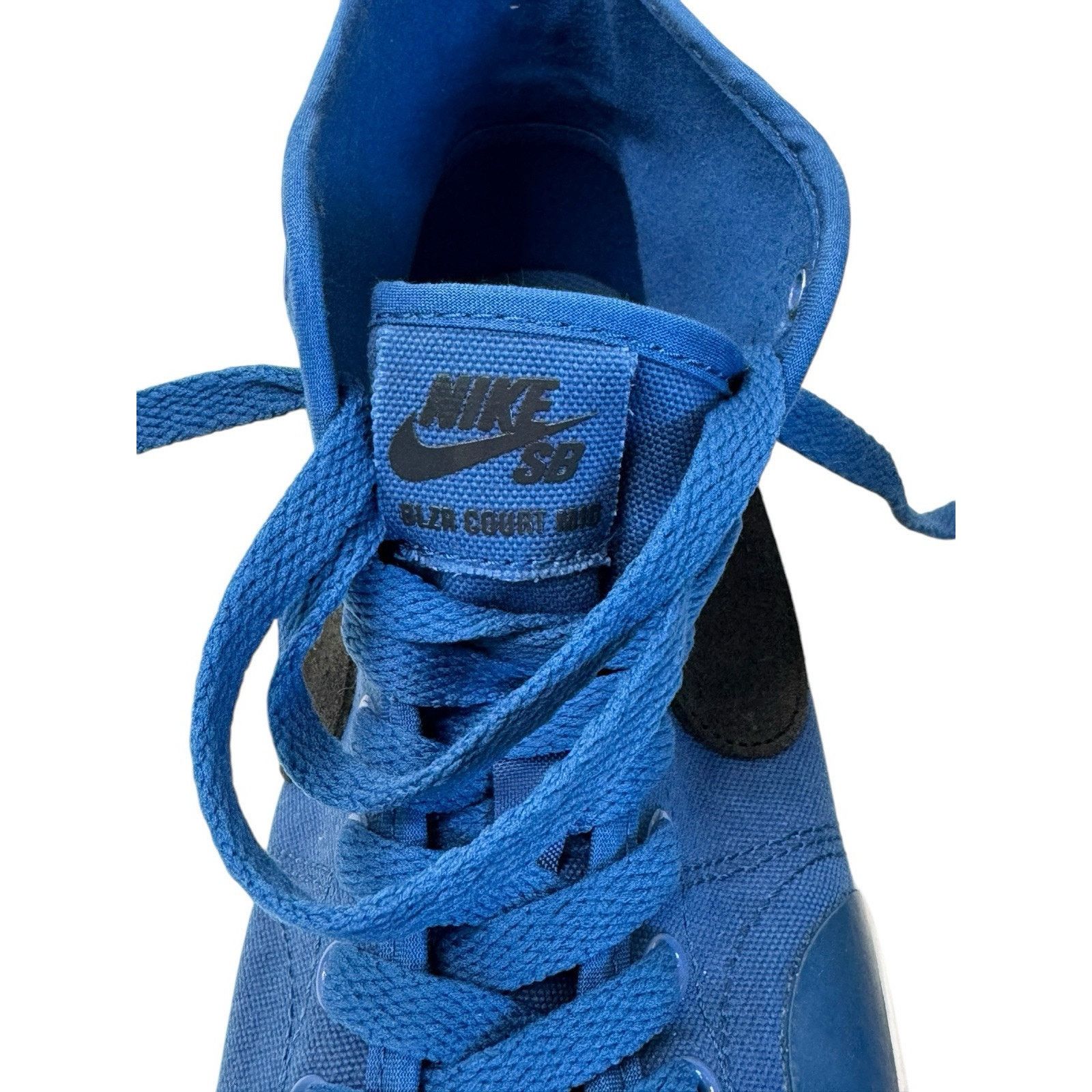 Nike NIKE SB Blazer Court Mid Top Premium Skate Shoes 10.5 Blue Size US 10.5 / EU 43-44 - 7 Thumbnail