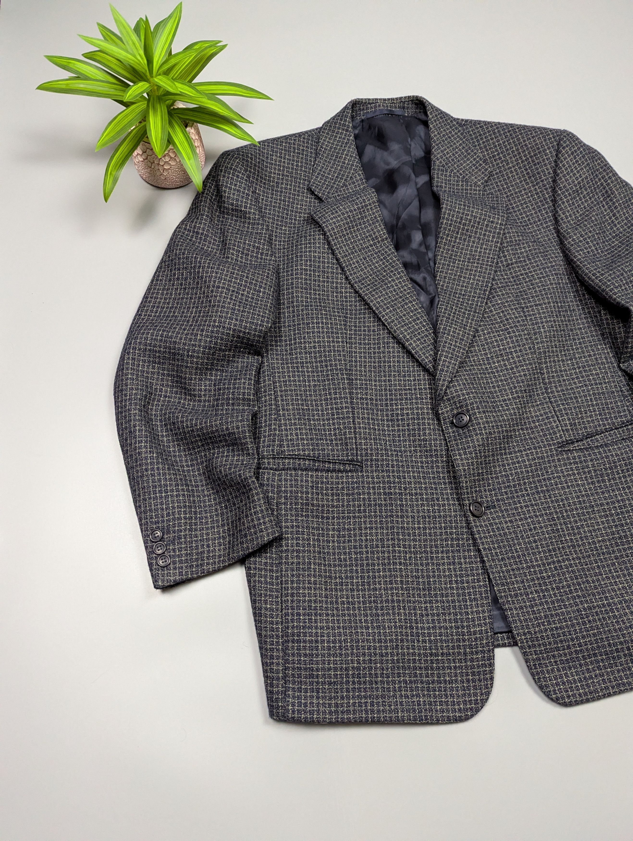 Vintage Vintage Carl Gross Wool Blazer Tailored by Leffers Men’s XL Size 52R - 7 Thumbnail