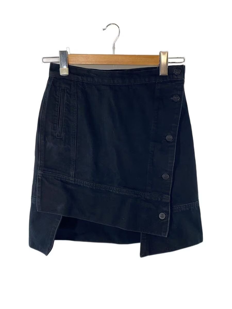 Vivienne Westwood Asymmetrical Button Panel Denim Skirt Size 25" / US 0 / IT 36 - 1 Thumbnail