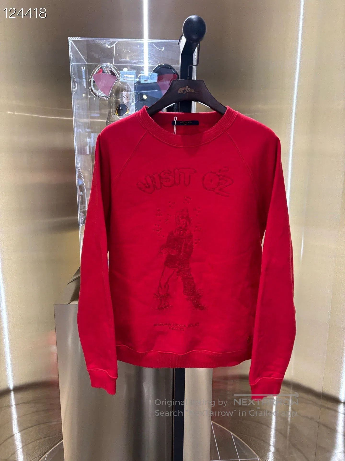 Louis Vuitton Limited Embroidered Fleece Lined Crewneck. Size US M / EU 48-50 / 2 - 1 Thumbnail