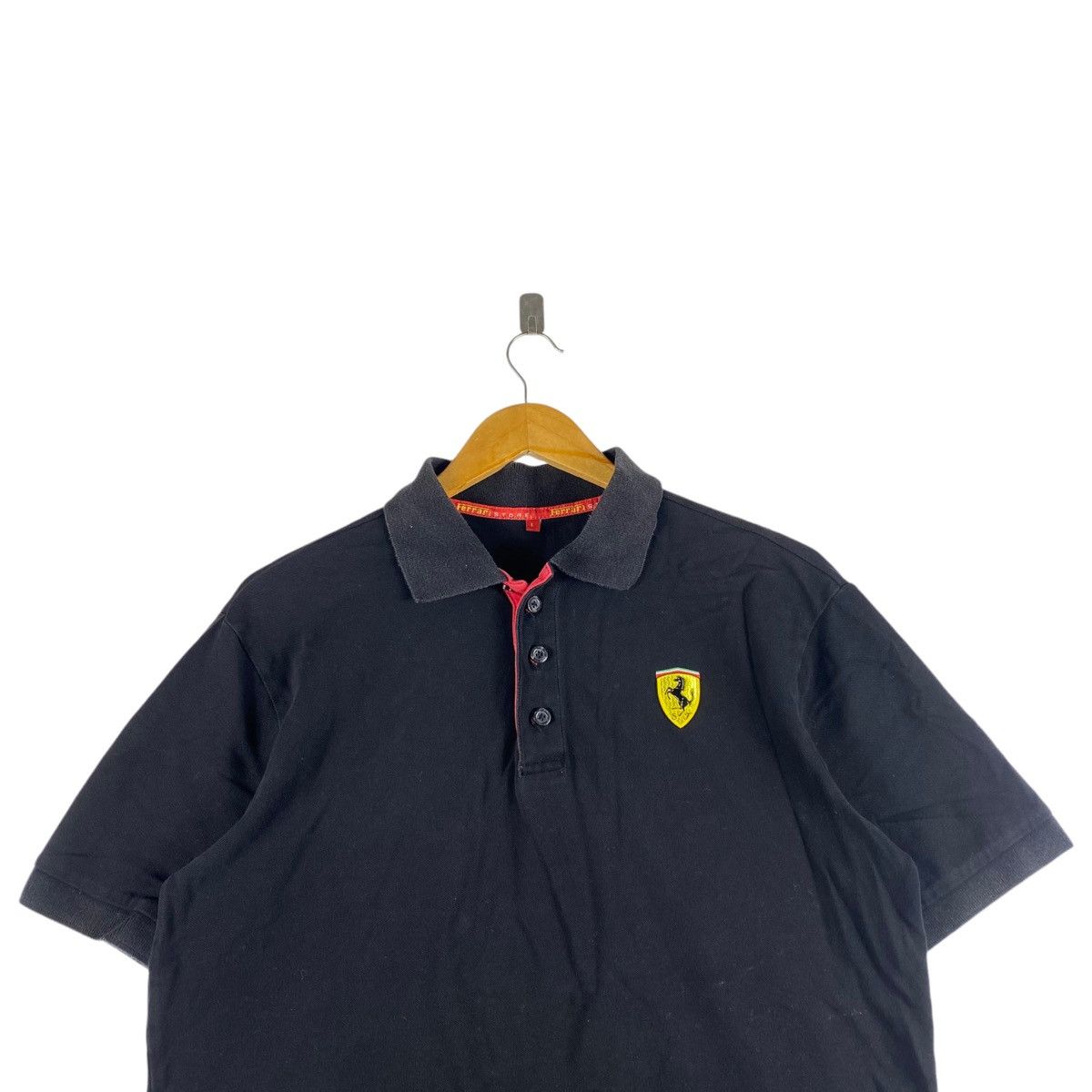 Ferrari FERRARI STORE Embroidered Logo Black Collar Button Up Shirt Size US L / EU 52-54 / 3 - 2 Thumbnail