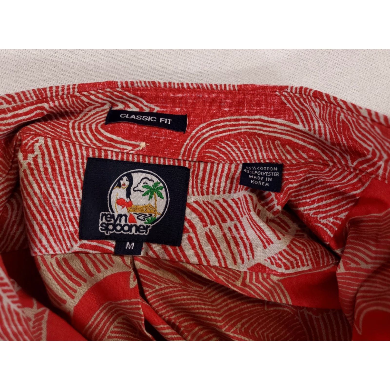 Reyn Spooner Reyn Spooner Camp Shirt Hawaiian Sailfish Red White Mens M Classic Fit Short Sleeve Button-Up Shirt Size US M / EU 48-50 / 2 - 3 Thumbnail