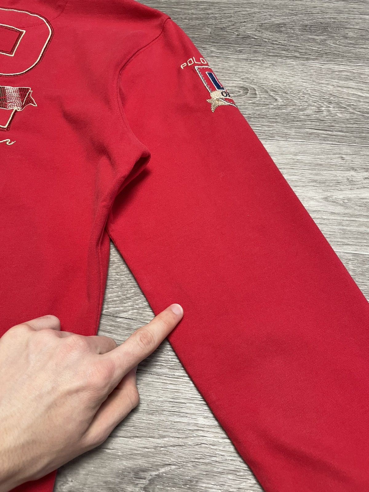 La Martina Vintage La Martina Italia Rugby Long Sleeve Polo Shirt Size US L / EU 52-54 / 3 - 19 Thumbnail