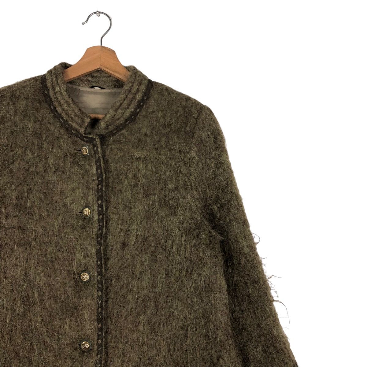 Japanese Brand 🔥VINTAGE BUTTON JACKET MOHAIR WOOL ISSEY MIYAKE Size US M / EU 48-50 / 2 - 6 Thumbnail