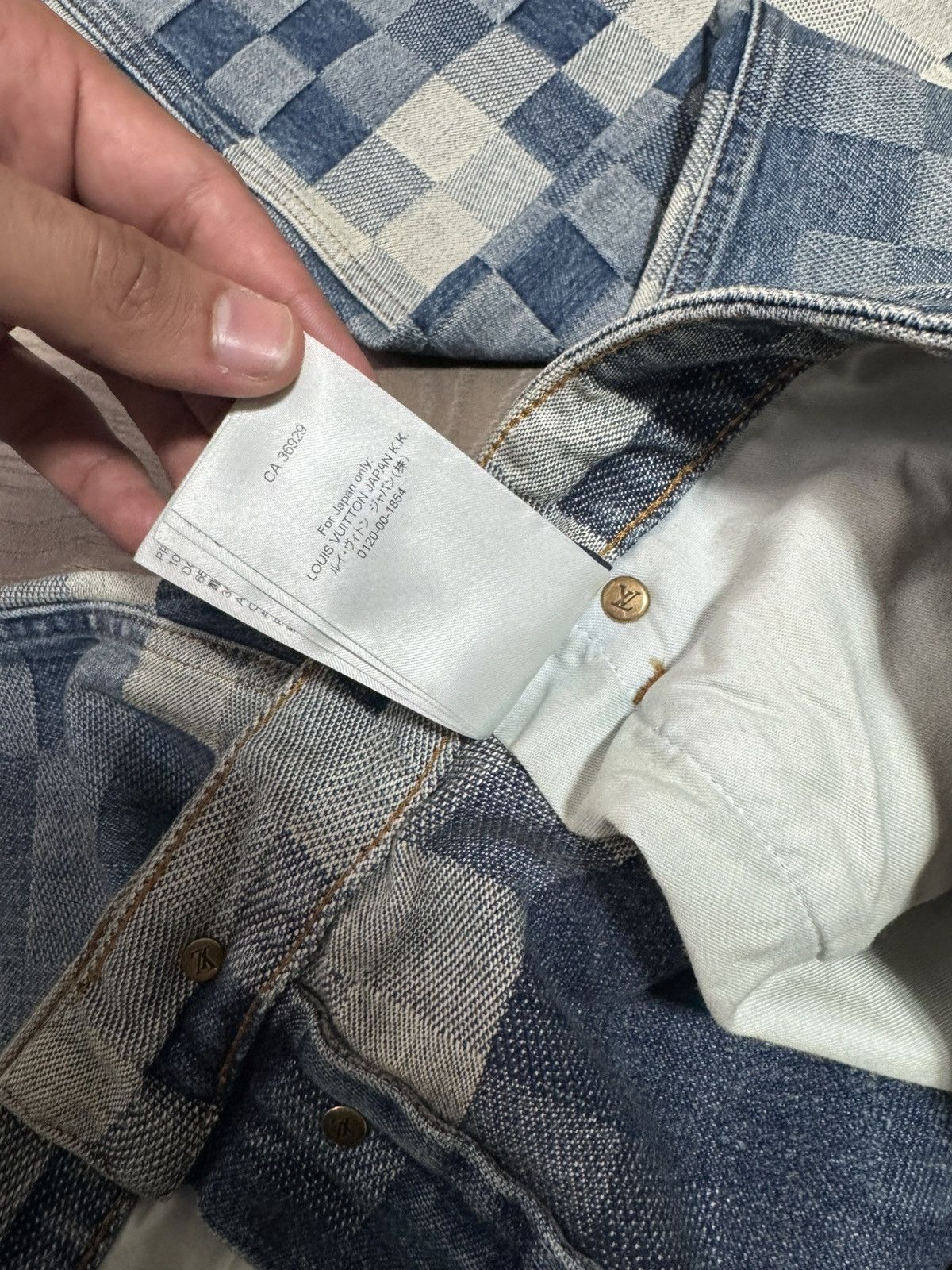 Louis Vuitton Louis Vuitton Pixel Denim Jeans Size 32 Size US 32 / EU 48 - 9 Thumbnail