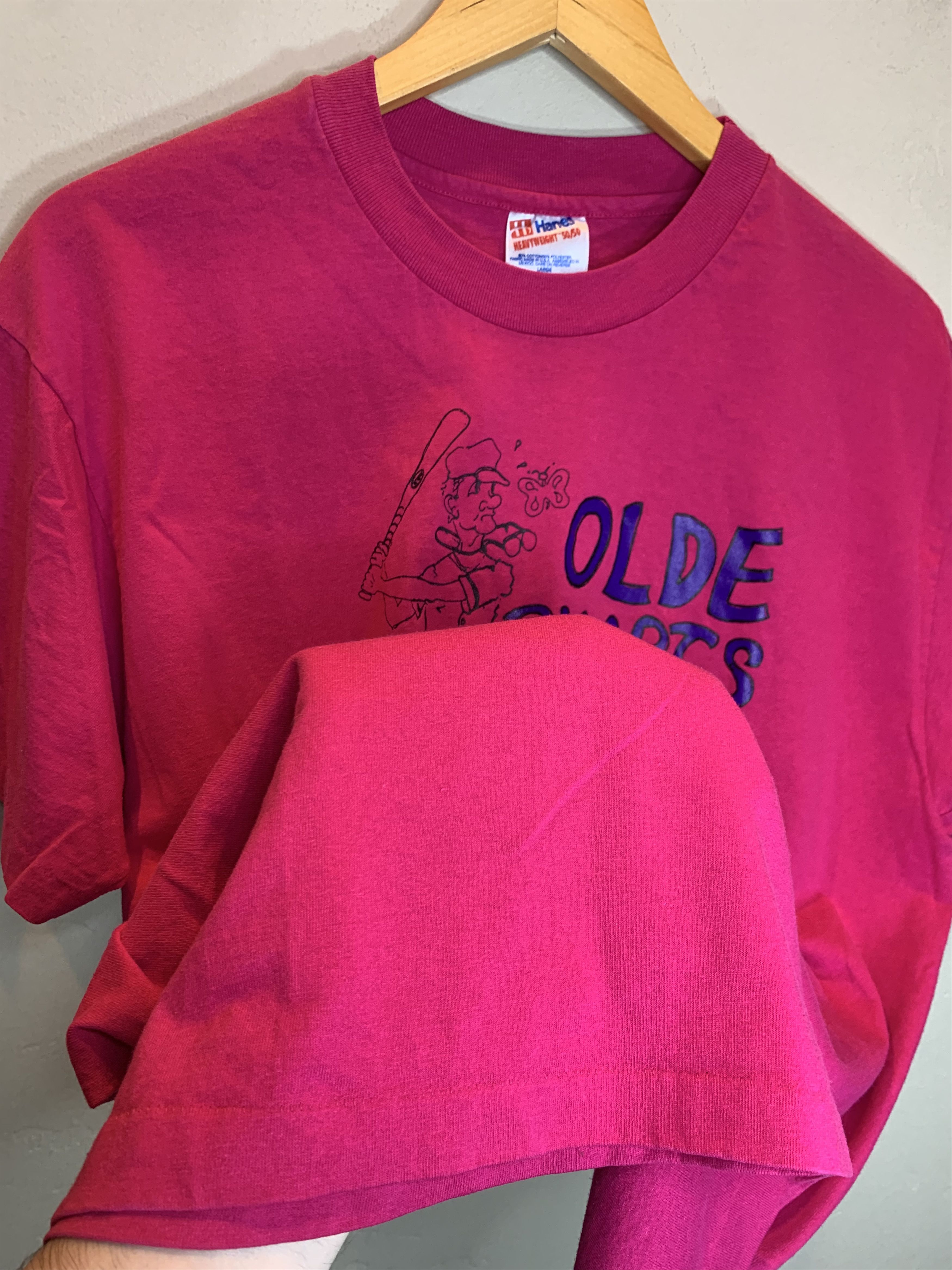 Vintage RARE Vintage 90’s Olde Pharts Toilet Bowl Baseball Art Shirt Size US L / EU 52-54 / 3 - 4 Thumbnail