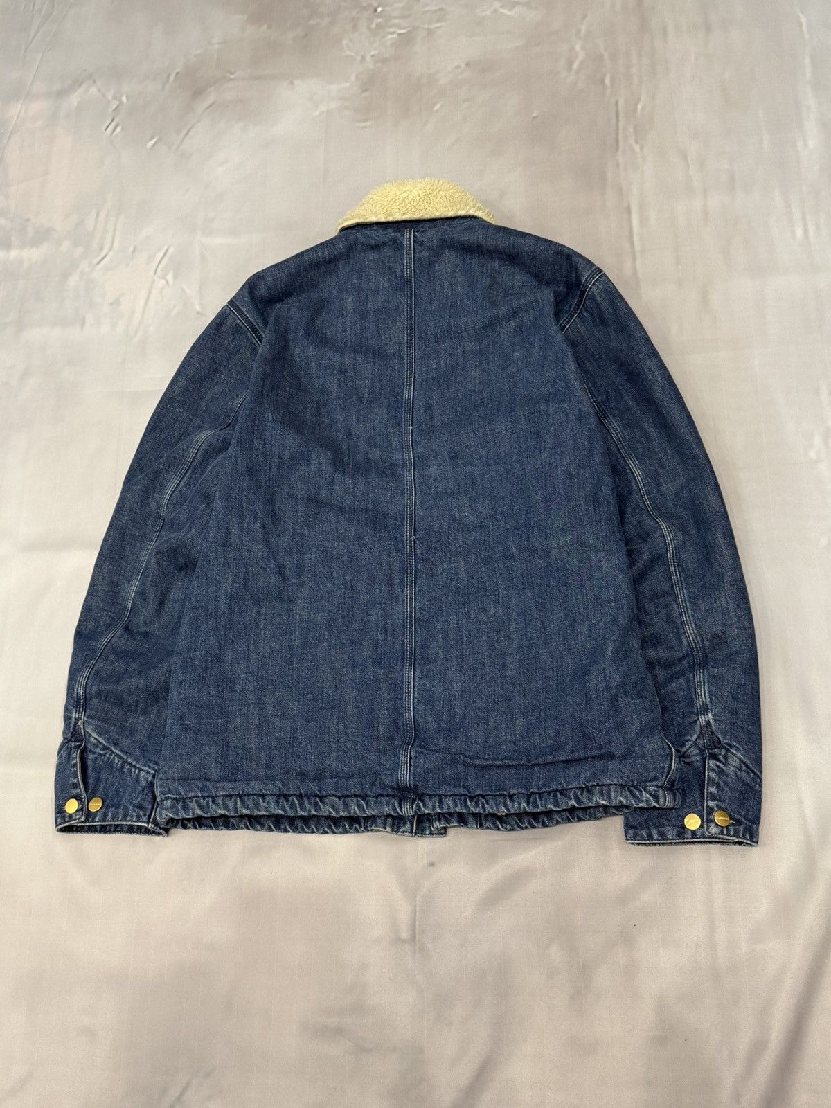 Carhartt Carhartt WIP Fairmount Denim Coat Jacket Detroit Michigan Size US L / EU 52-54 / 3 - 15 Thumbnail