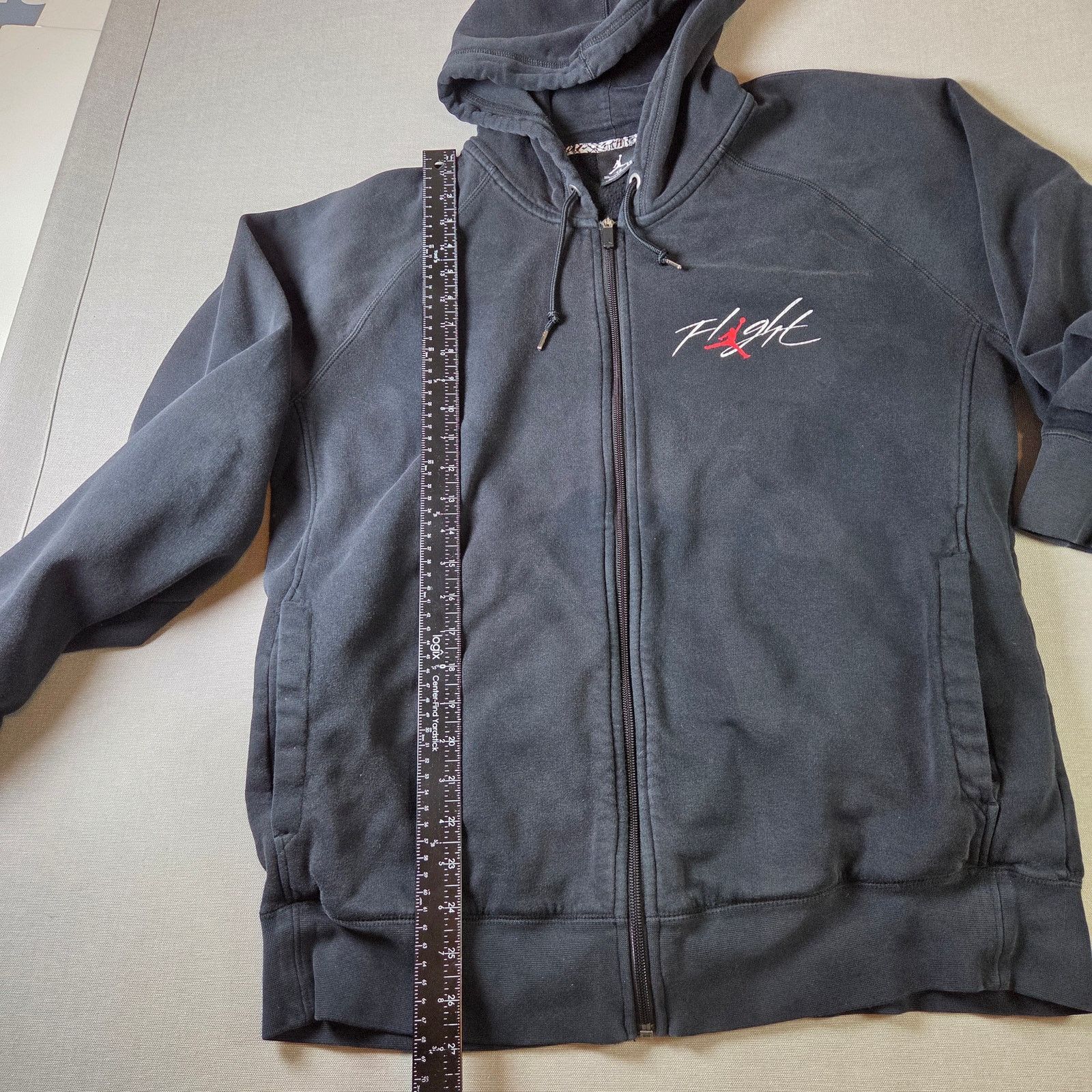 Jordan Brand Jordan Flight Black Zip Hoodie XL Size US XL / EU 56 / 4 - 10 Thumbnail