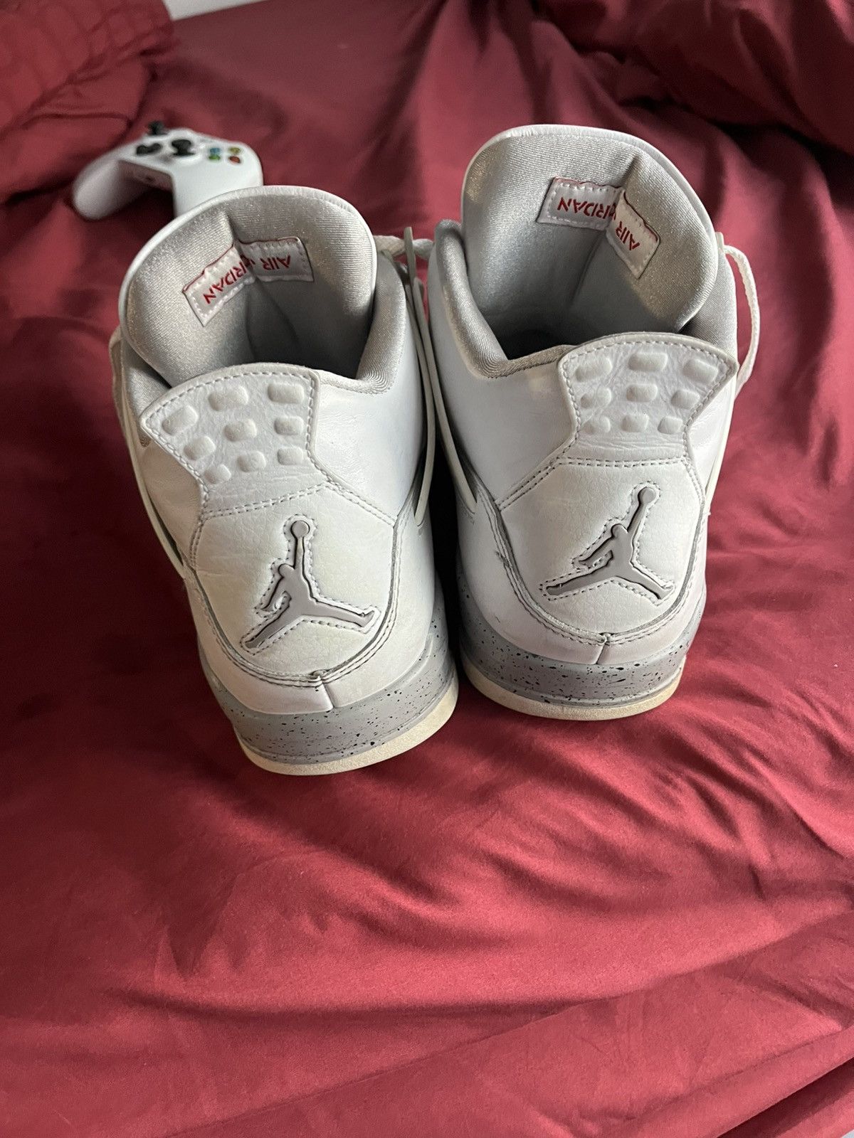 Nike Air Jordan 4 Retro White Oreo Size US 10 / EU 43 - 5 Thumbnail