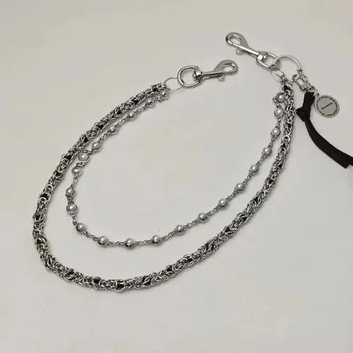 VIBE 2 Layer Natural Echo Pearled Wallet Chain Size ONE SIZE - 5 Thumbnail