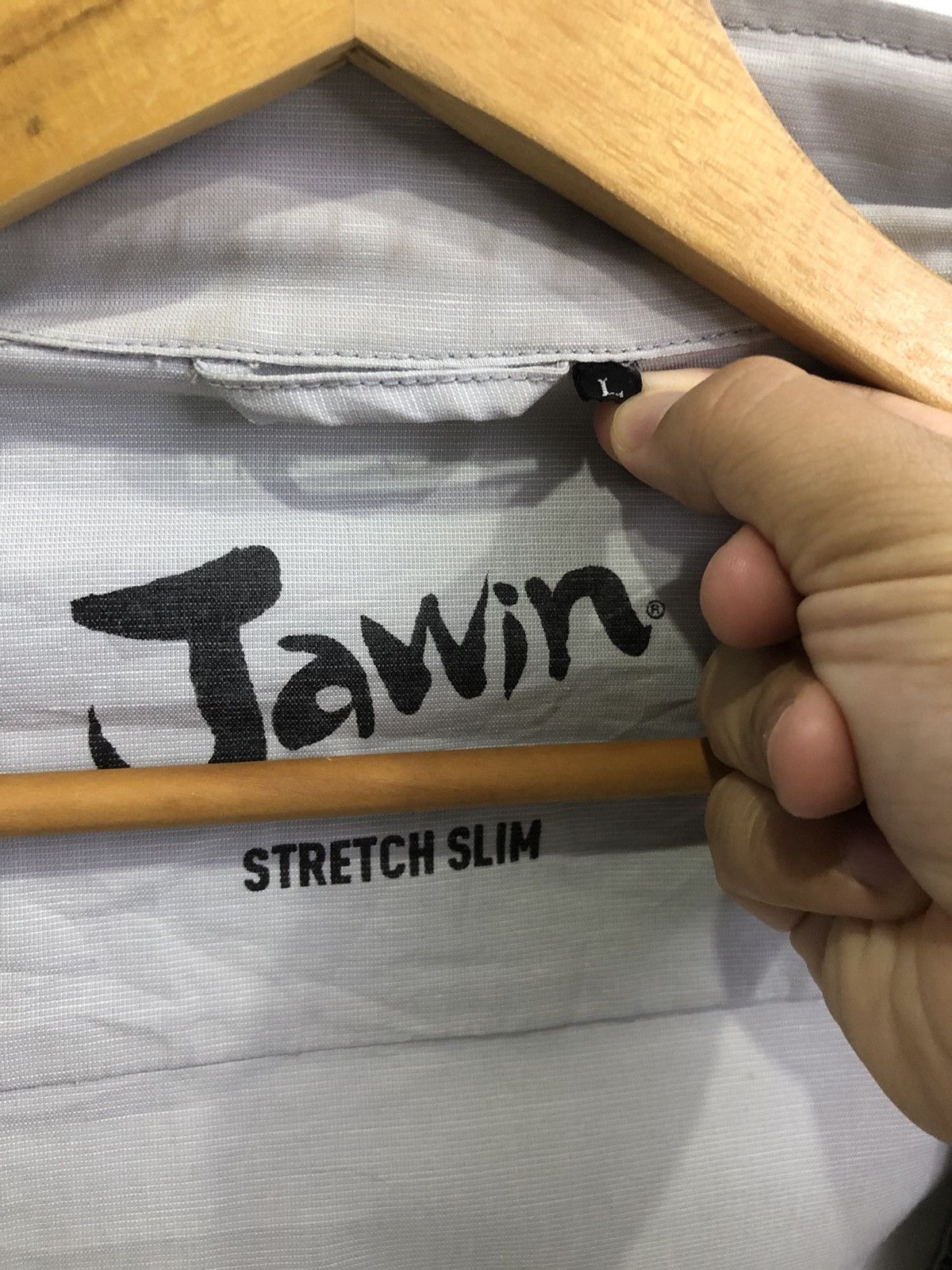 Japanese Brand Jawin Stretch Slim Workwear Jacket Size US M / EU 48-50 / 2 - 10 Thumbnail