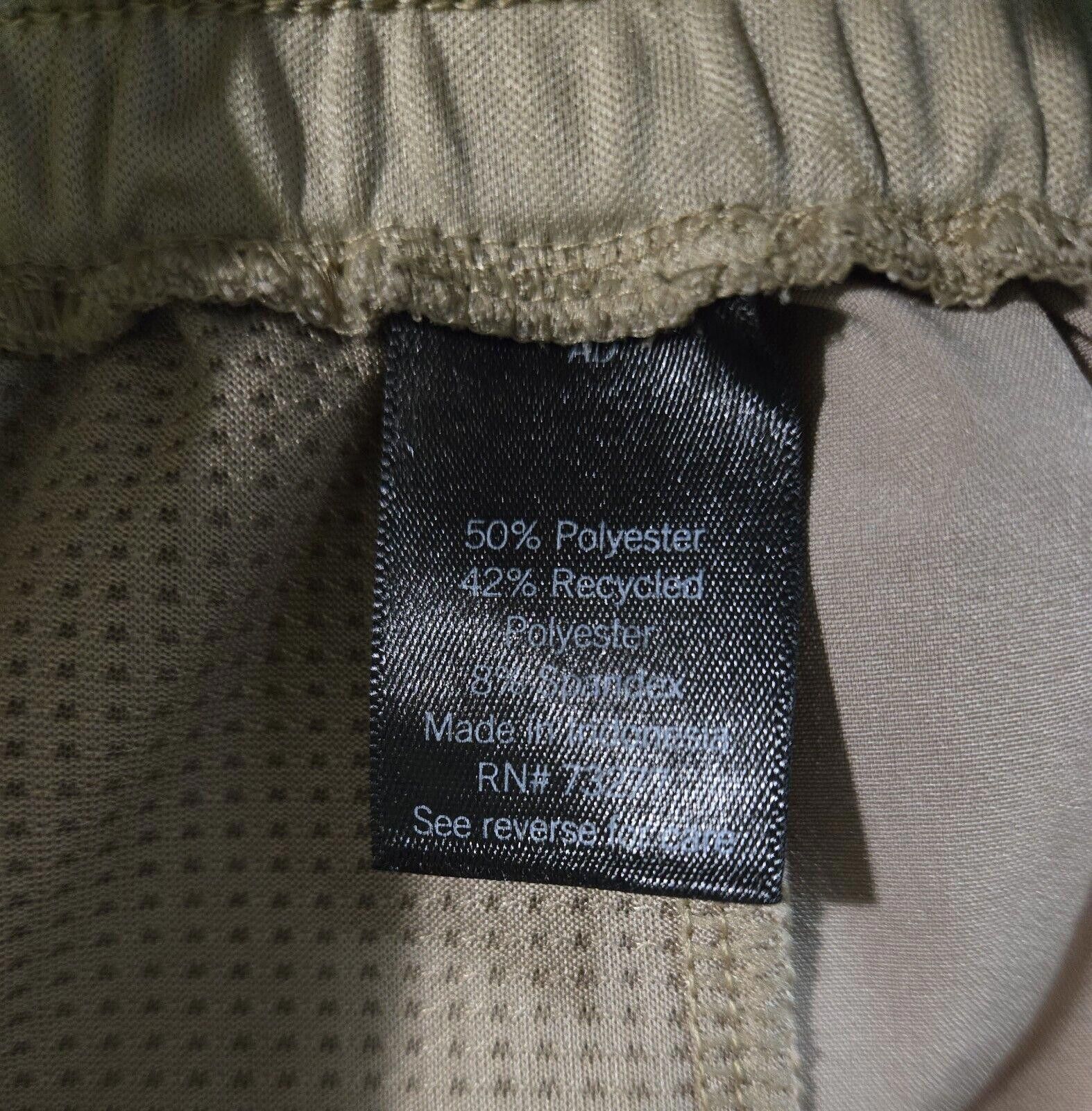 Designer Khaki FLX Large Tall Drawstring Waist Band Shorts Size US 34 / EU 50 - 9 Thumbnail